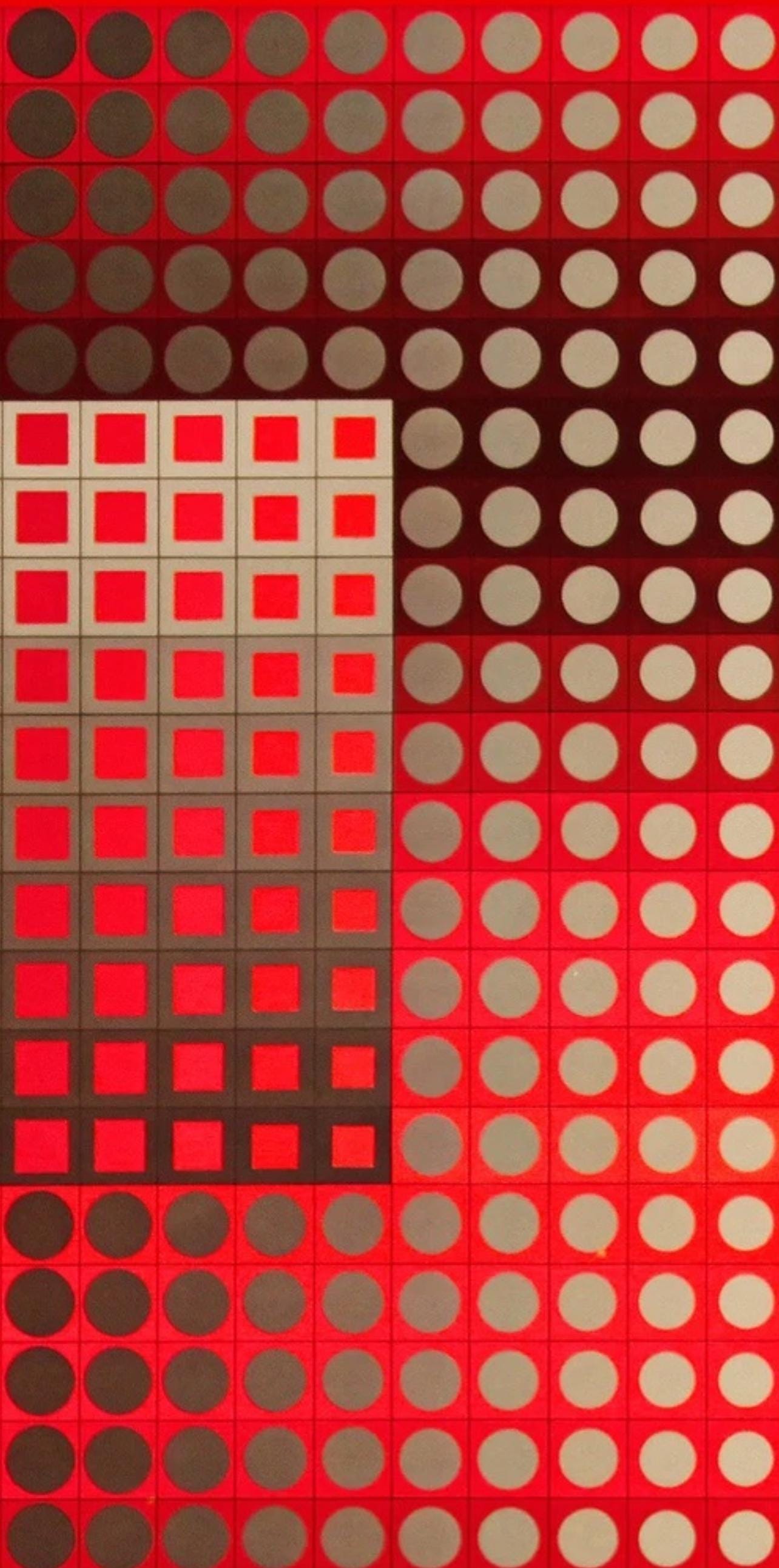 Victor Vasarely, Composition, Folklore Planétaire, Limited Edition Héliogravure