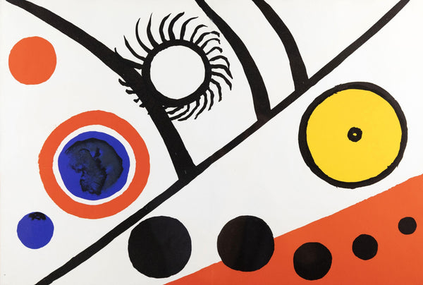 Alexander Calder, Composition, Derrière le miroir, Limited Edition Lithograph