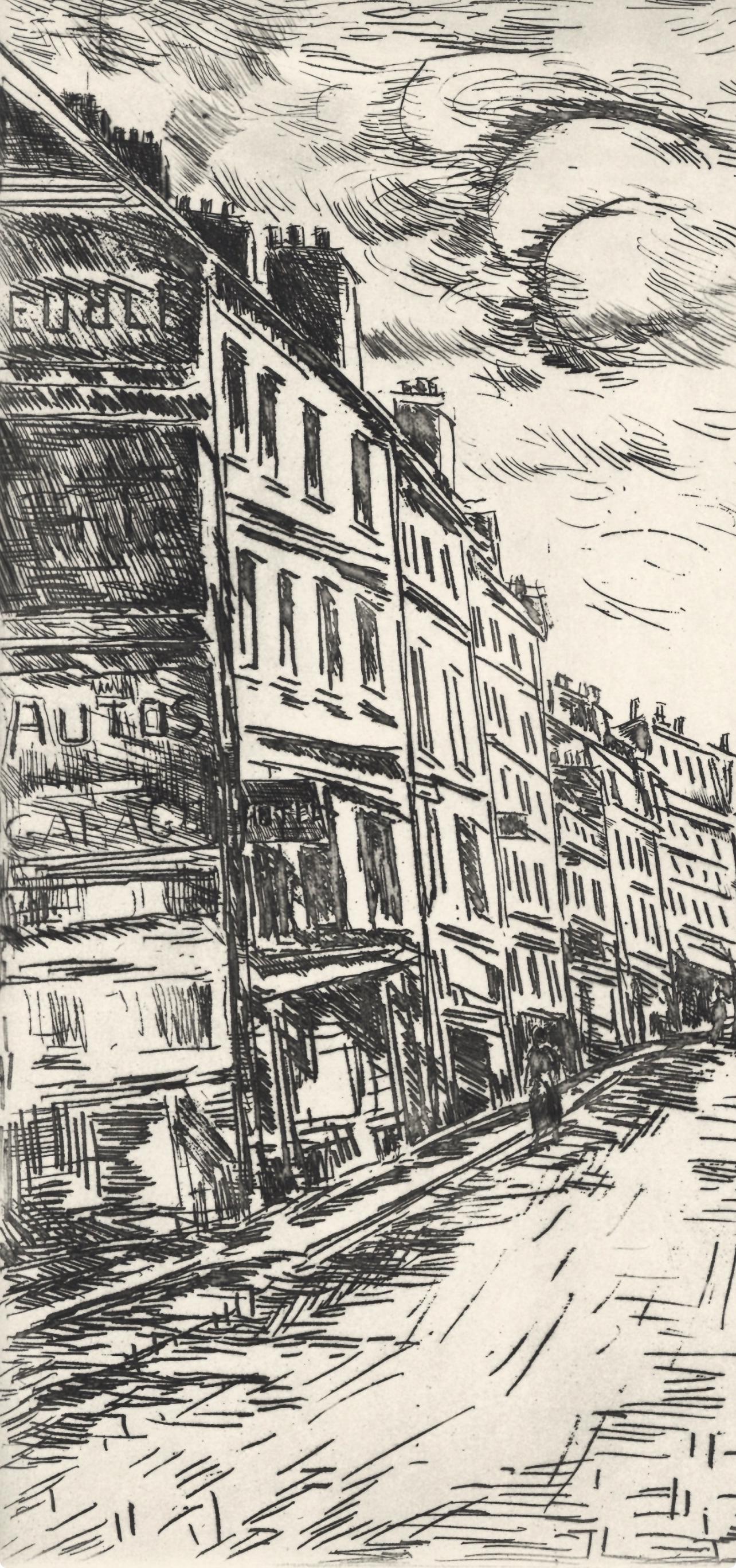 Maurice de Vlaminck, Rue de la Glacière, A La gloire à Paris, Limited Edition Etching