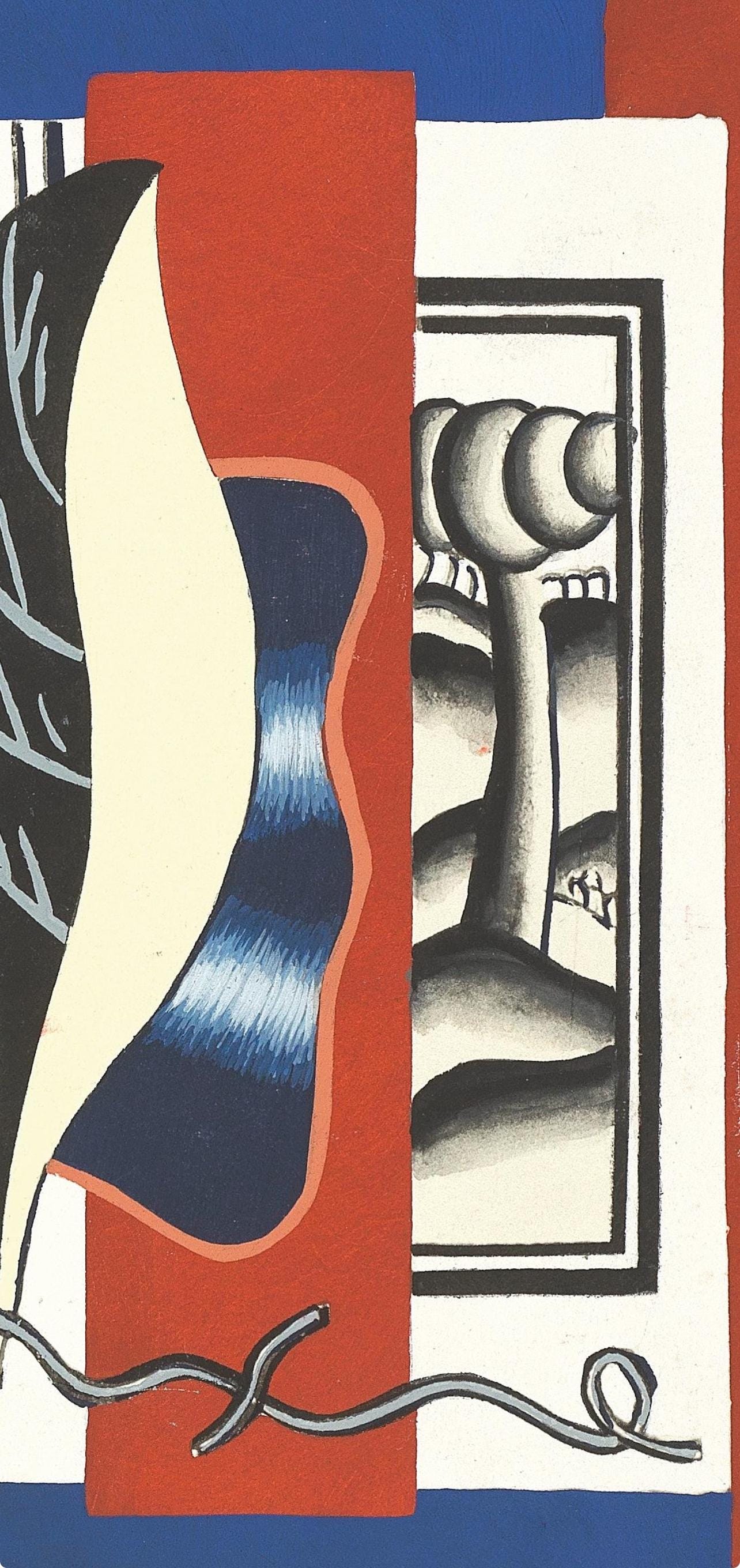 Fernand Léger, Composition, Limited Edition Lithograph,