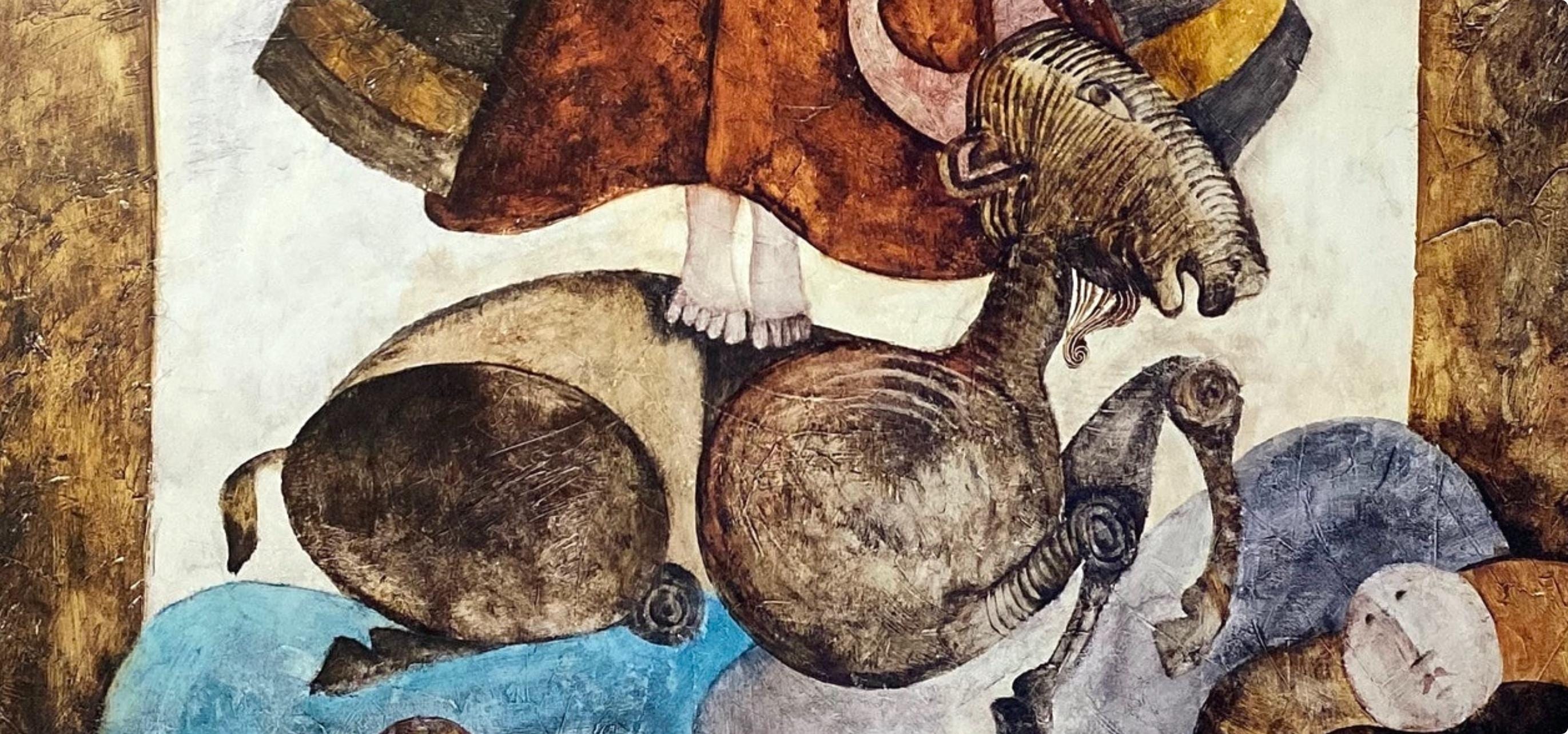 Graciela Rodo Boulanger, Adoration du Belier, Original Edition Offset Lithograph