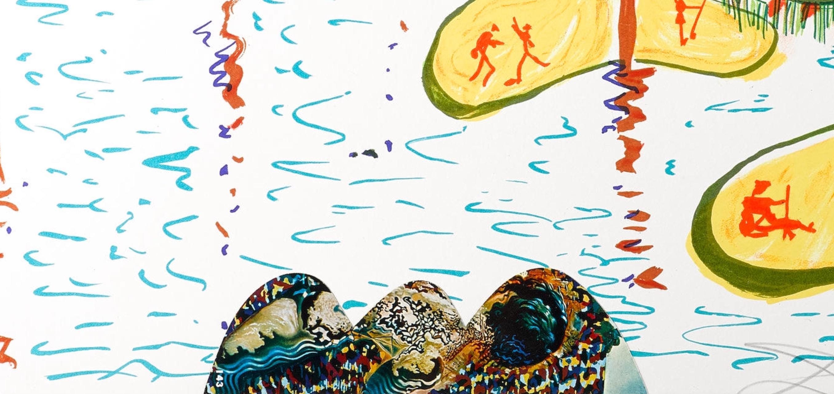 Salvador Dalí, Jardin biologique (M/L 822-831; Field 75-13), Imaginations et Objets du Futur, Limited Edition Lithograph
