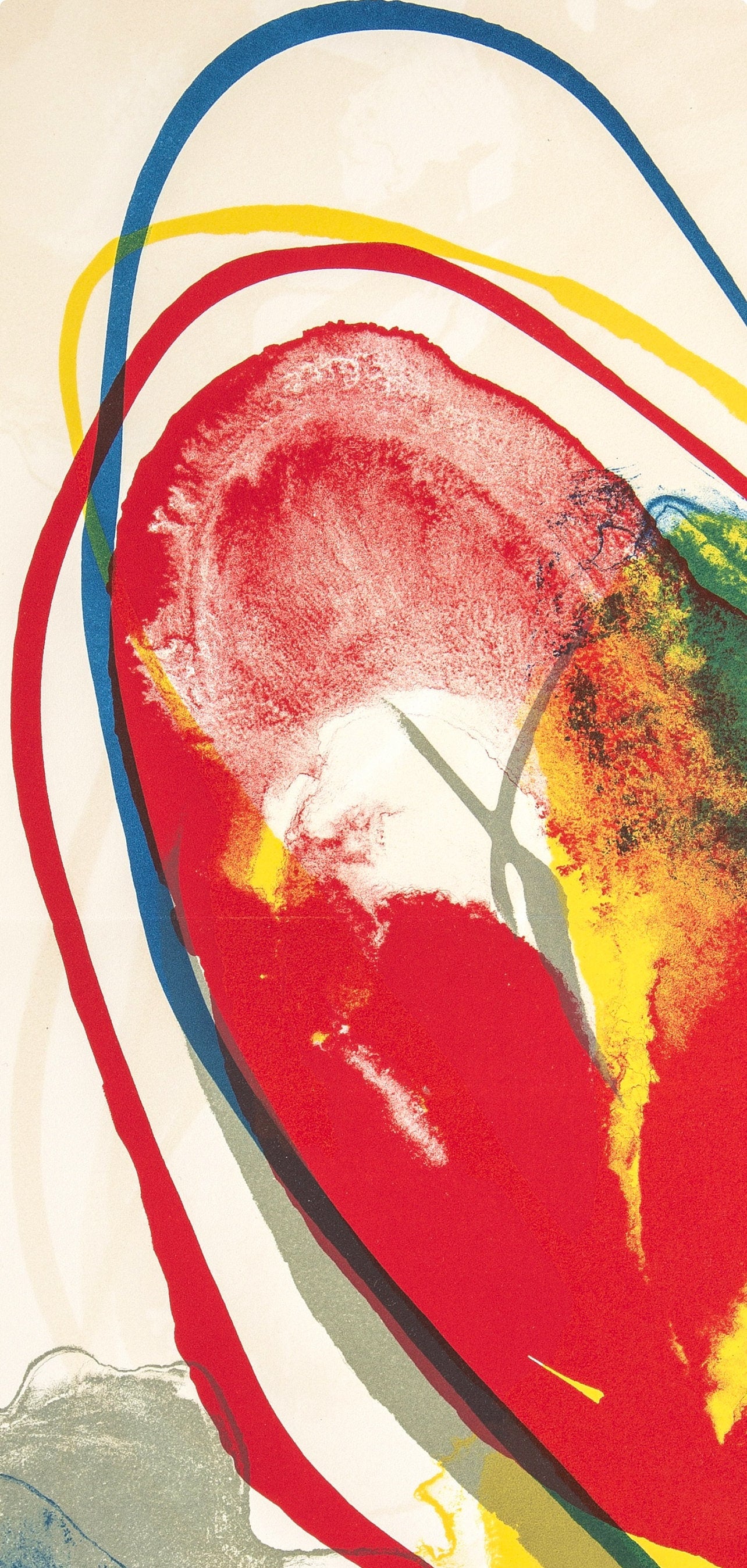 Paul Jenkins, Composition pour Eric, Souvenirs et portraits d'artistes, Limited Edition Lithograph