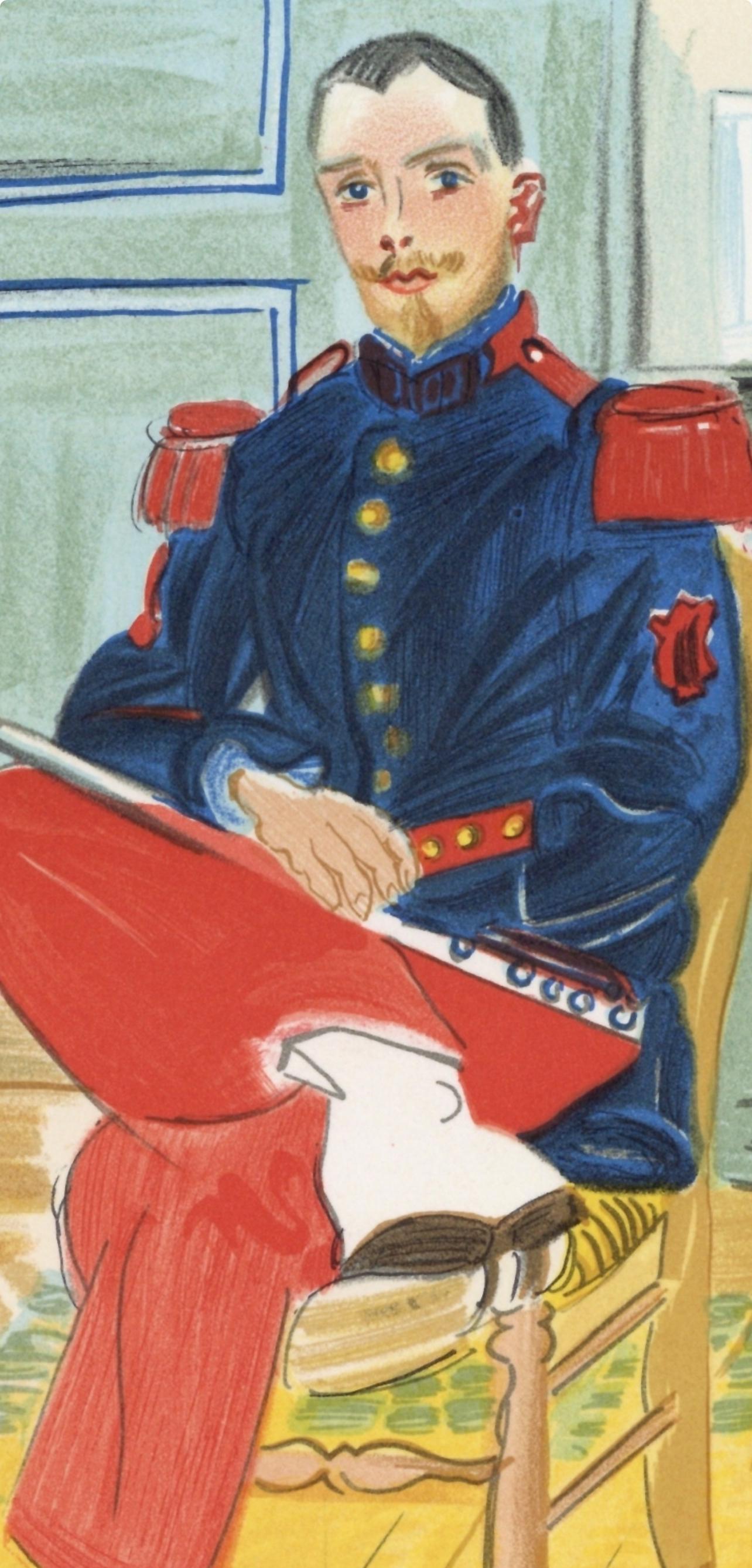 Raoul Dufy, Le Flûtiste, réplique, Lettre à mon peintre Raoul Dufy, Limited Edition Lithograph