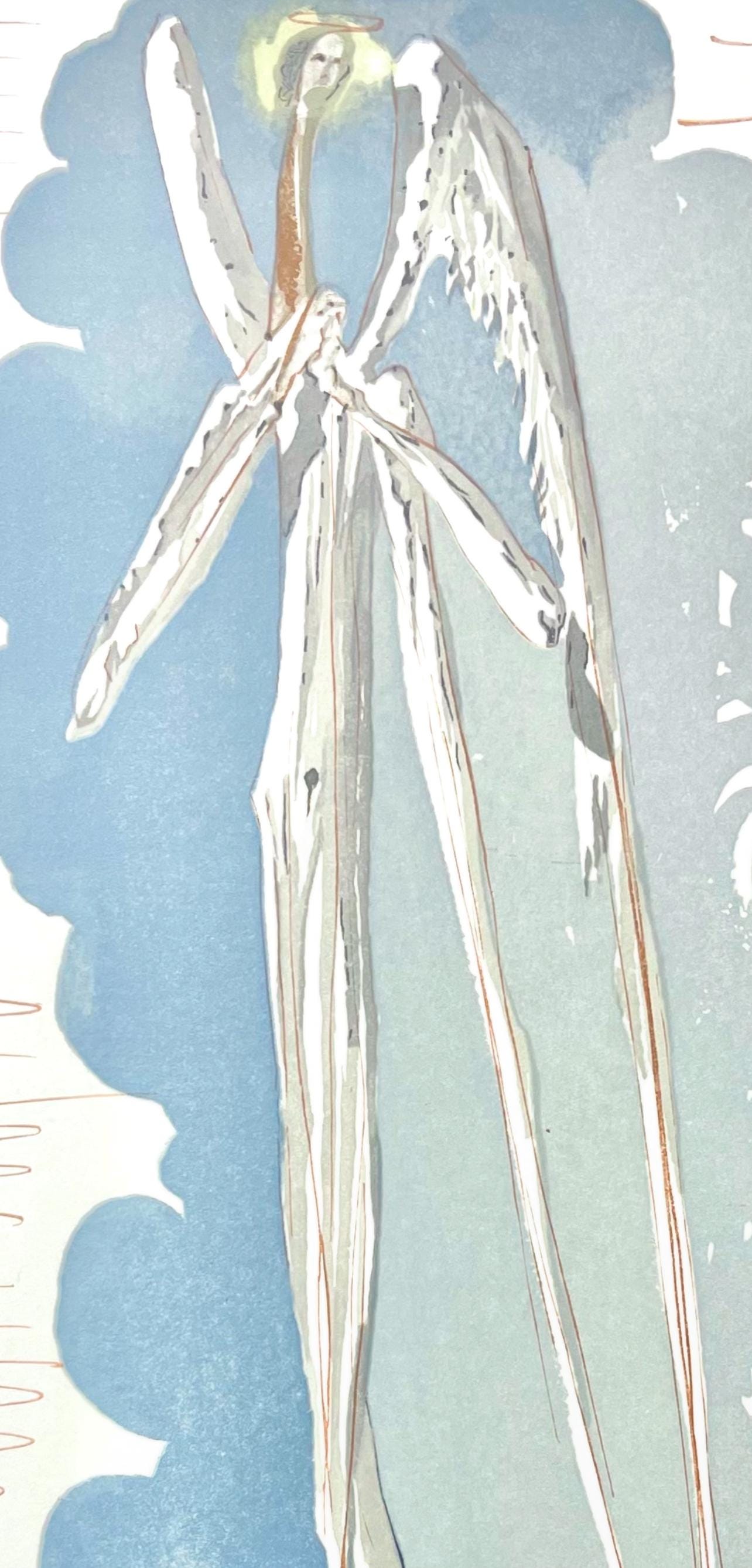 Salvador Dali, Paradies XXIII (Field 189-200; Michler/Löpsinger 1039-1138), Die Göttliche Komödie, Signed, Limited Edition Woodcut
