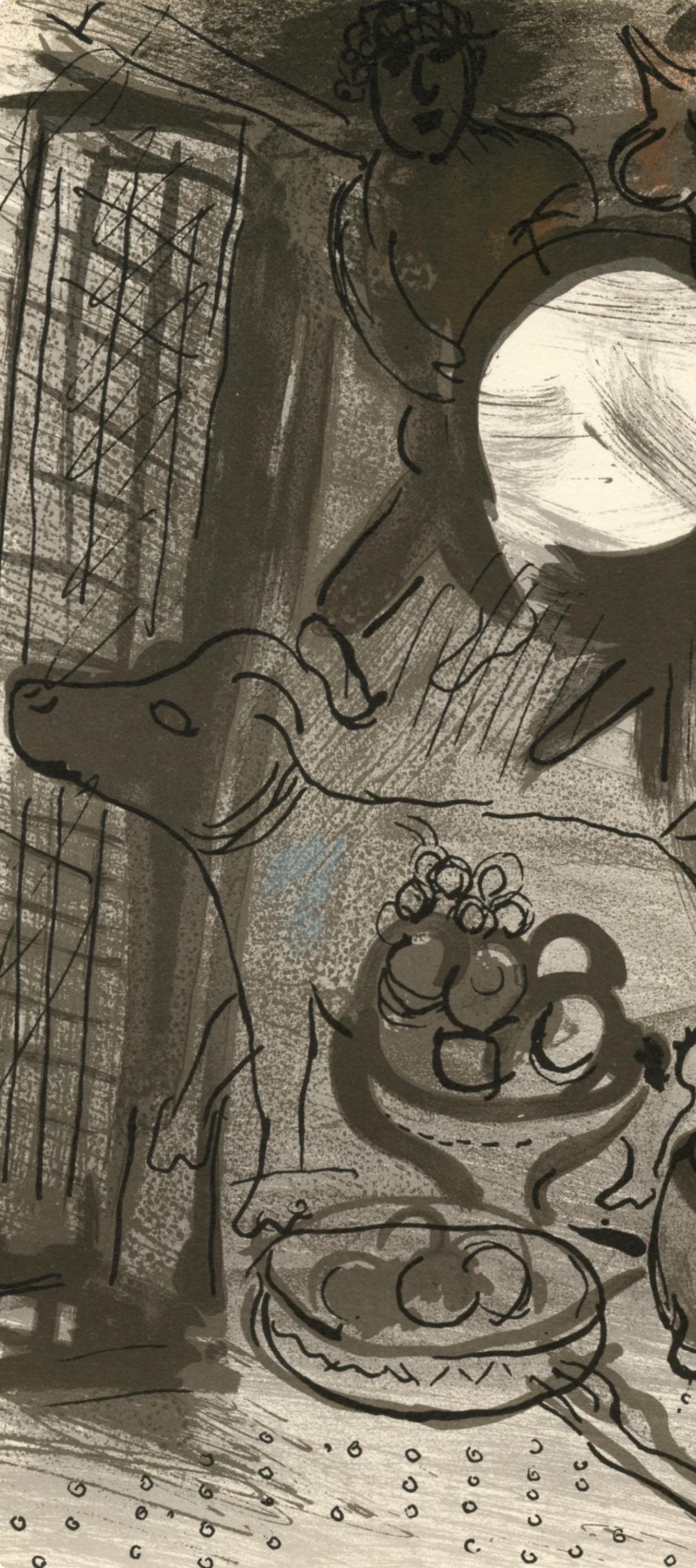 Marc Chagall, Composition (Mourlot 192-207; Cramer 34), Limited Edition Lithograph