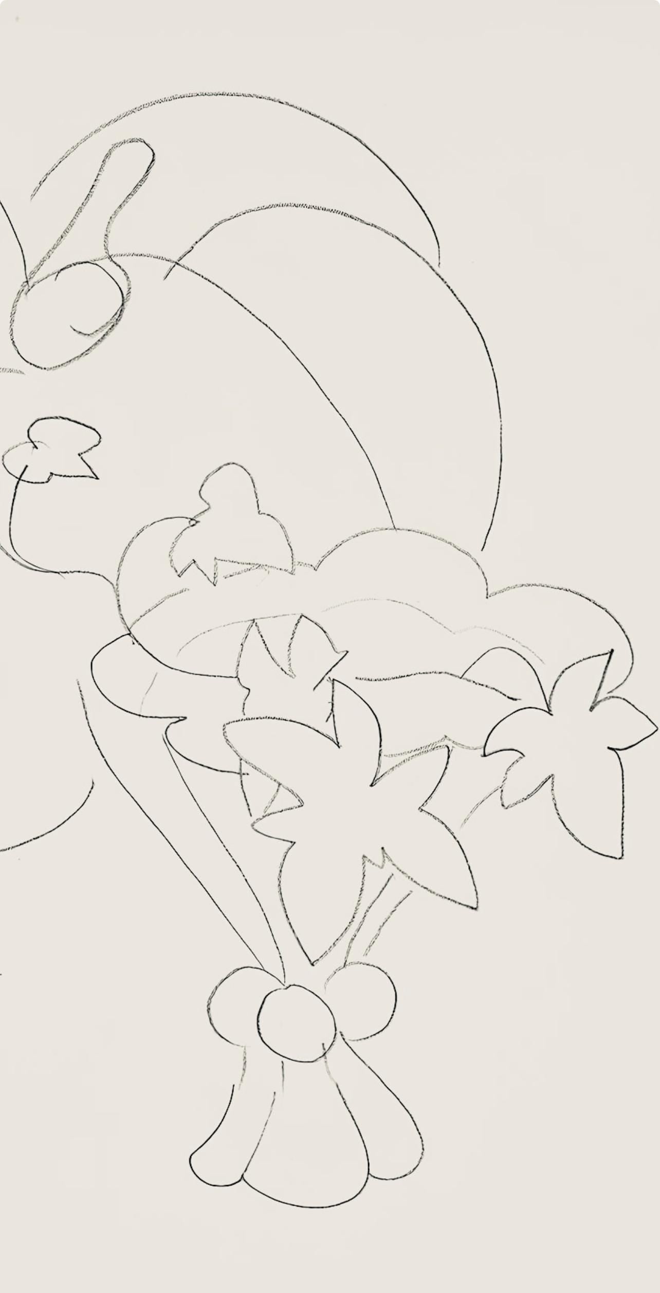 Henri Matisse, Série H, var. 10 (Duthuit 9), Henri Matisse, Dessins, Thèmes et variations, Limited Edition Lithograph