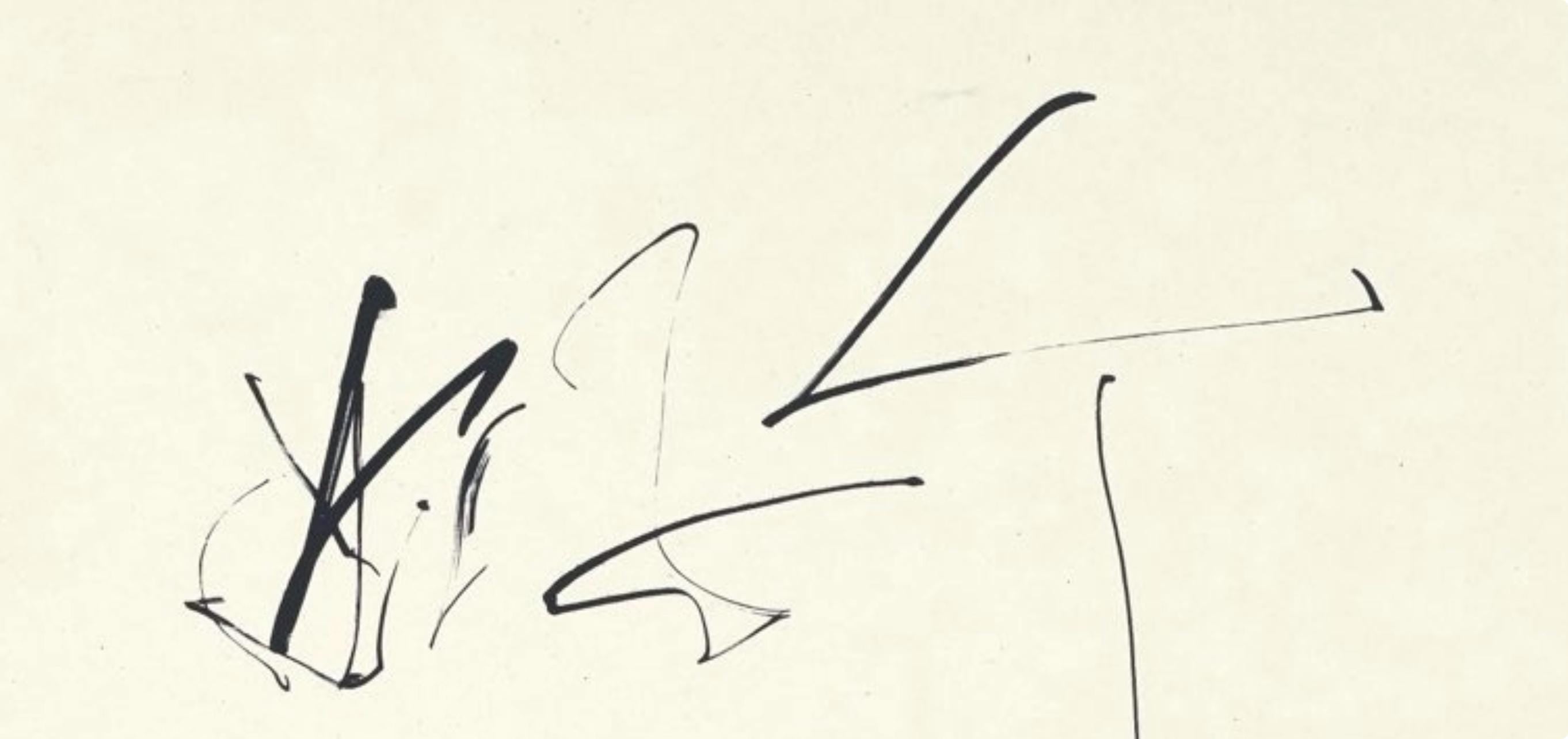 Robert Motherwell, Wind (Belknap 354-380; Engberg/Banach 415-441), Three Poems, Limited Edition Lithograph