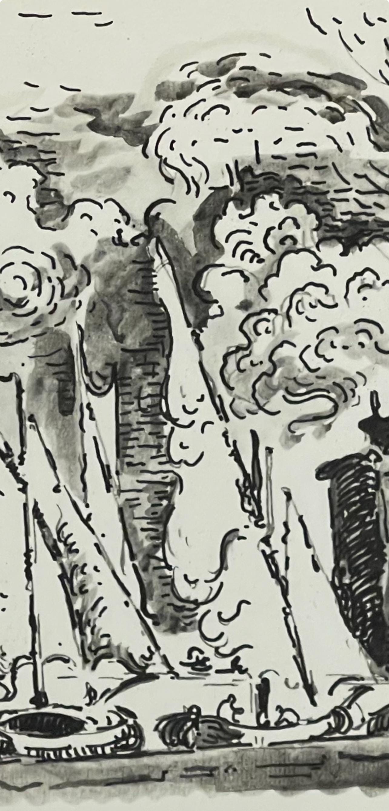Paul Signac, St-Tropez, Signac Dessins, Limited Edition Lithograph