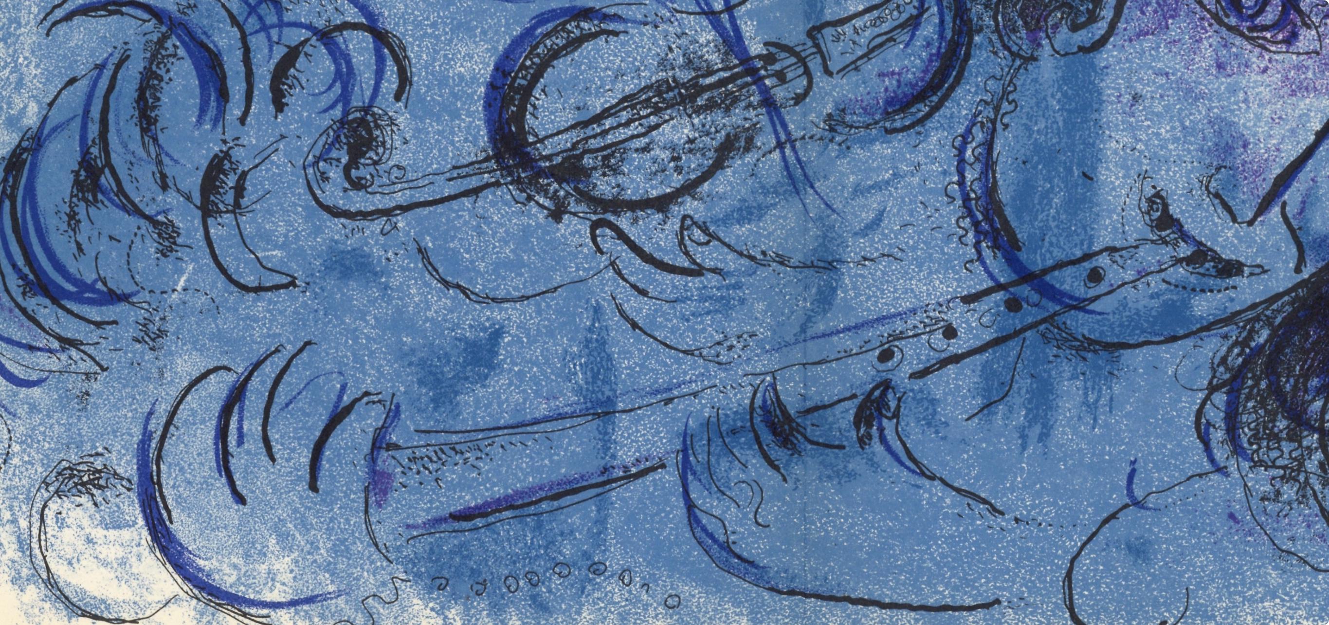 Marc Chagall, Composition (Mourlot 192-207; Cramer 34), Limited Edition Lithograph