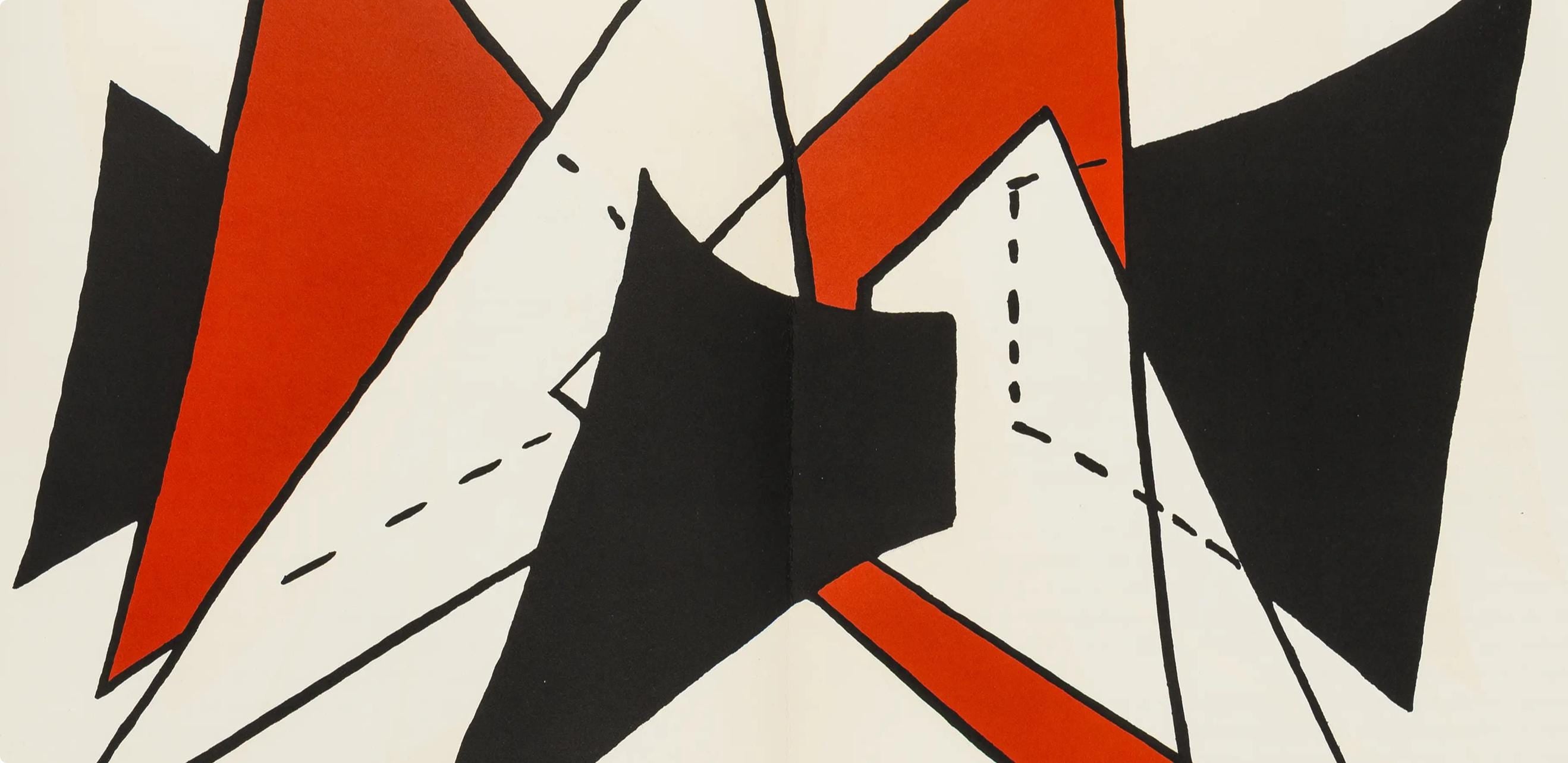 Alexander Calder, Composition, Derrière le miroir, Limited Edition Lithograph