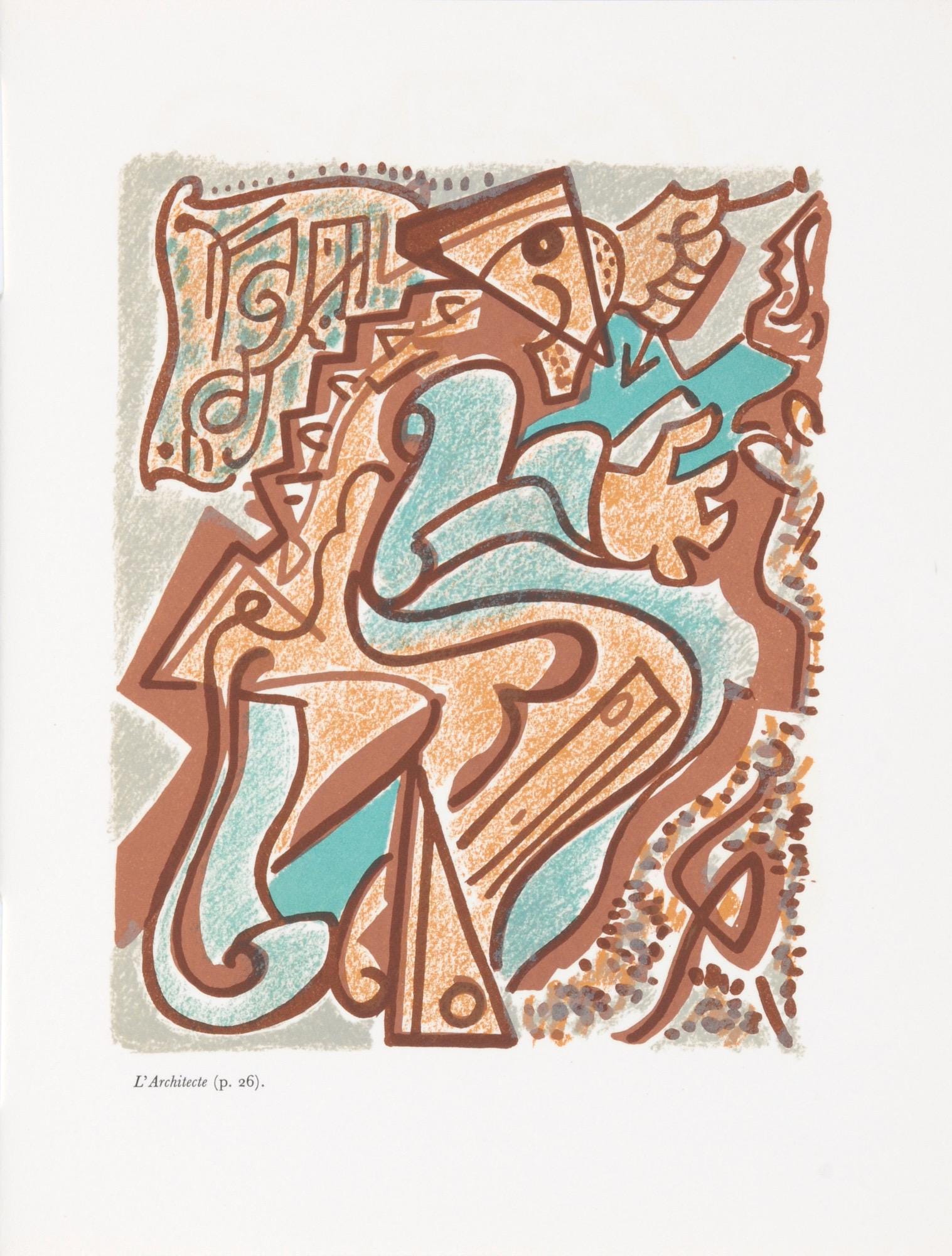 André Masson, Composition (Cramer 97), Une Étoile de Craie, Limited Edition Lithograph