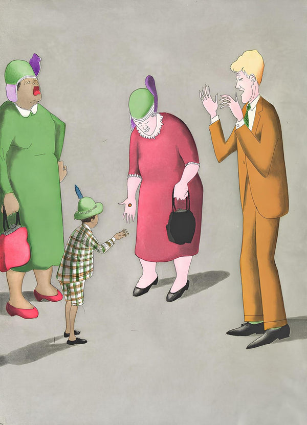 Benny Andrews, Composition, Everything That Rises Must Converge, Limited Edition Etching