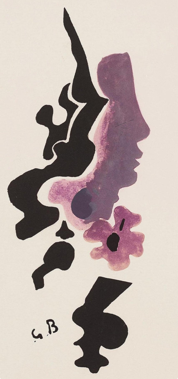 Georges Braque, Composition, Braque Espaces, 13 Dessins, Lavis, Aquarelles, Limited Edition Lithograph