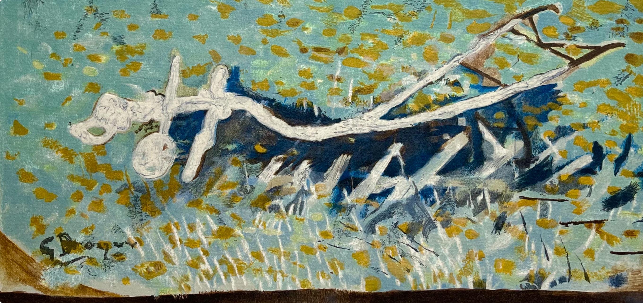 Georges Braque, La charrue, Varengeville, Limited Edition Lithograph