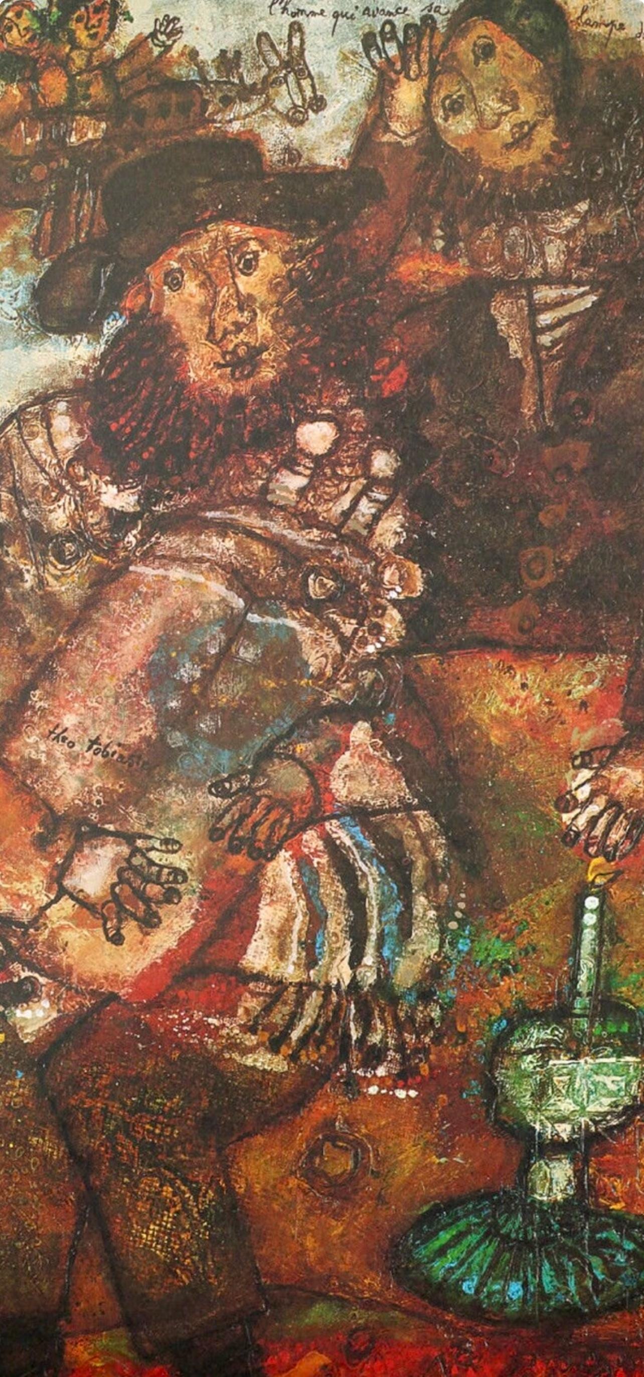 Théo Tobiasse, Torah, Original Edition Offset Lithograph