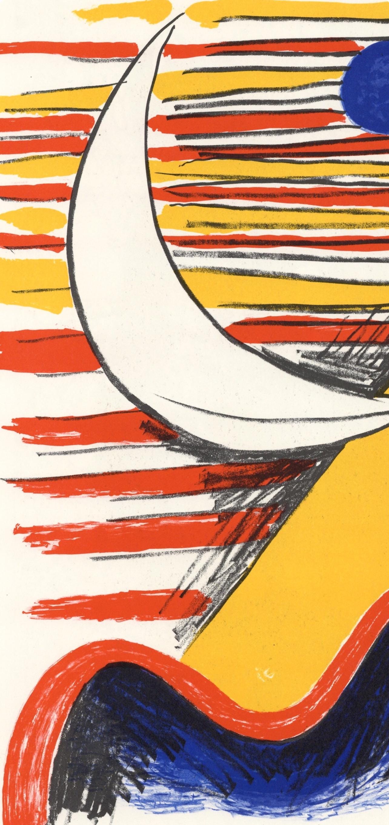 Alexander Calder, Composition, Derrière le miroir, Limited Edition Lithograph