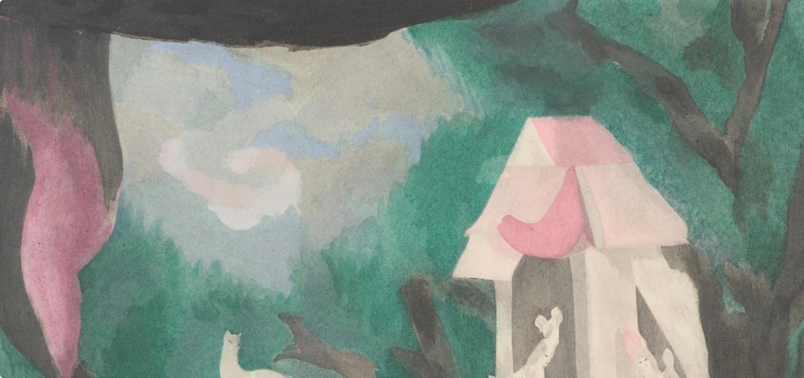 Marie Laurencin, Composition, Les Biches, Limited Edition Lithograph