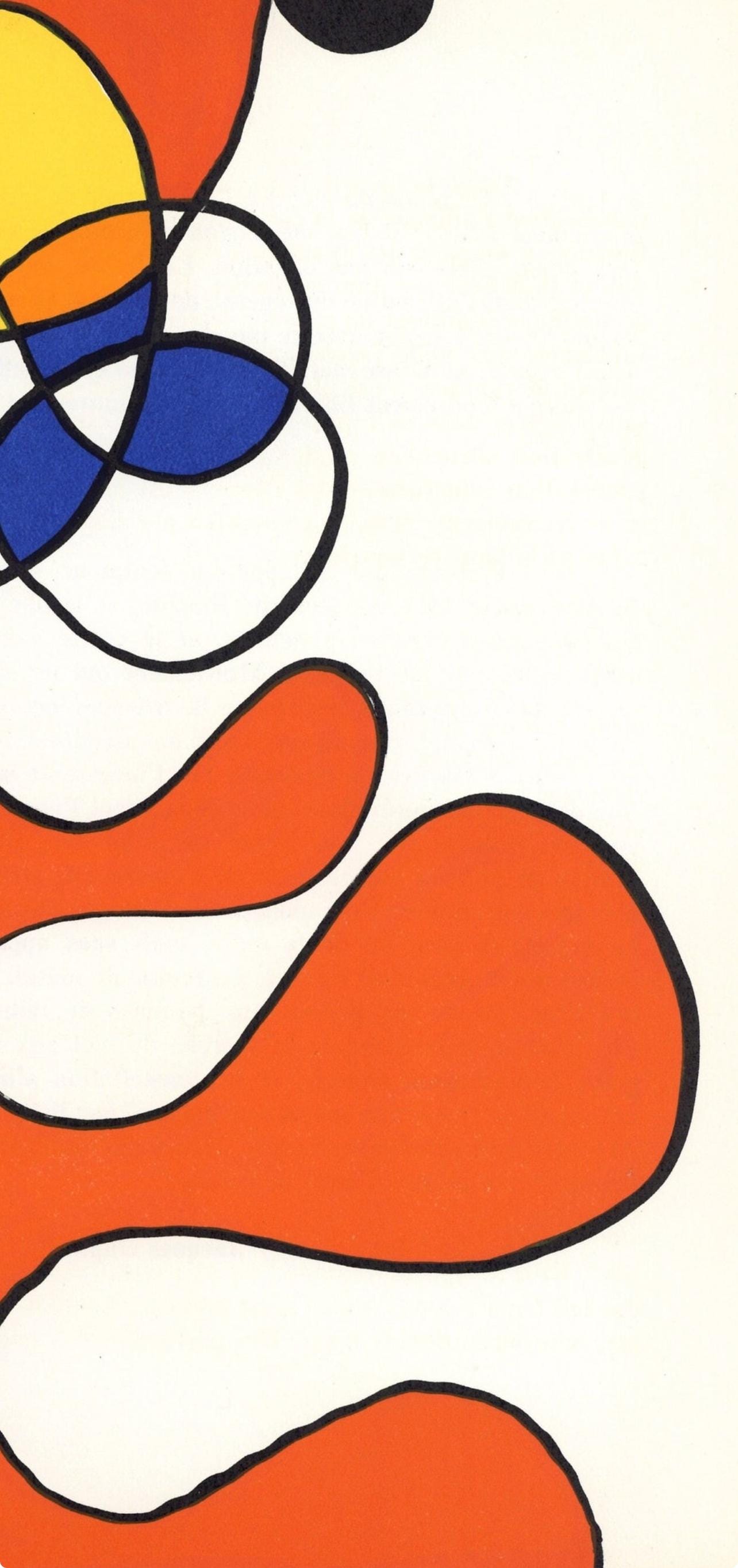 Alexander Calder, Composition, Derrière le miroir, Limited Edition Lithograph