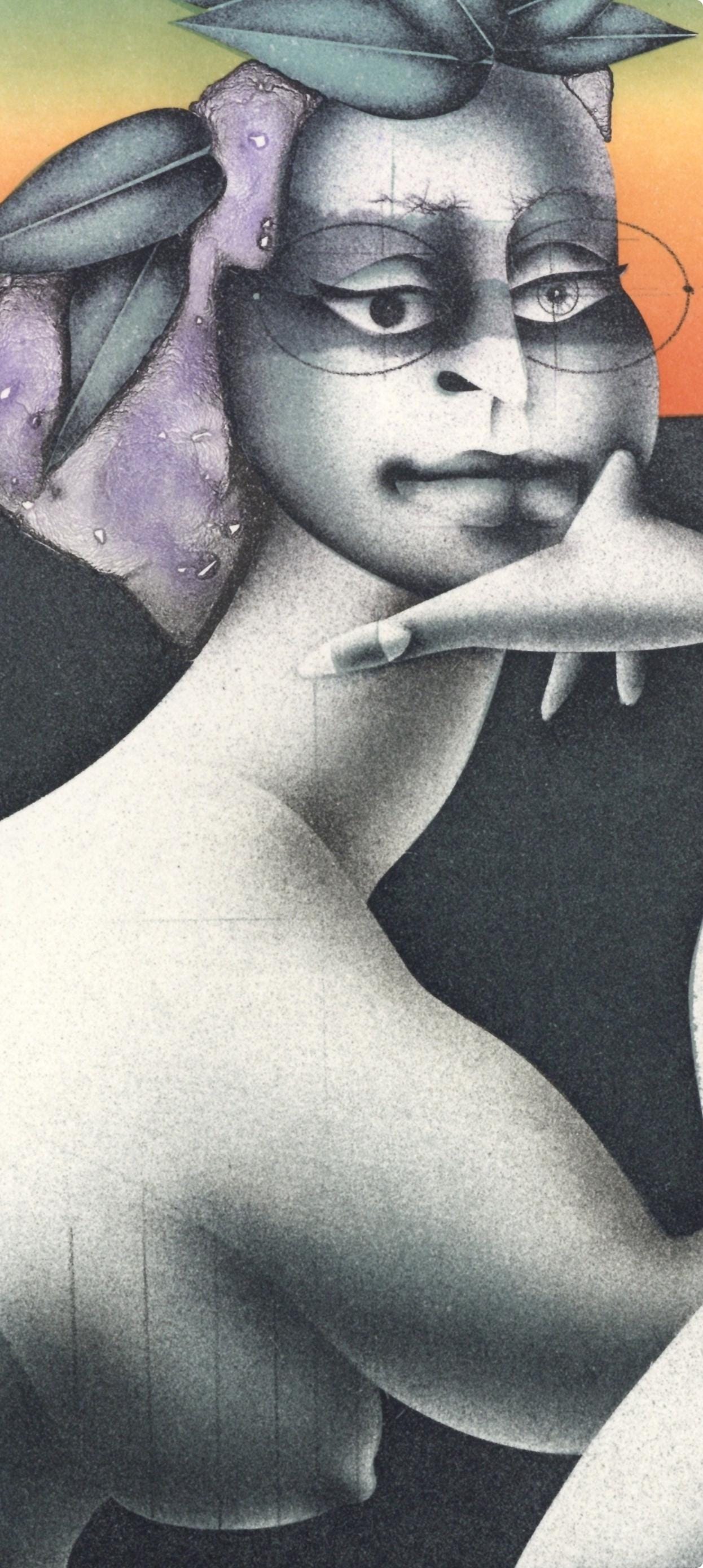 Paul Wunderlich, Composition, XXe siècle, Limited Edition Lithograph
