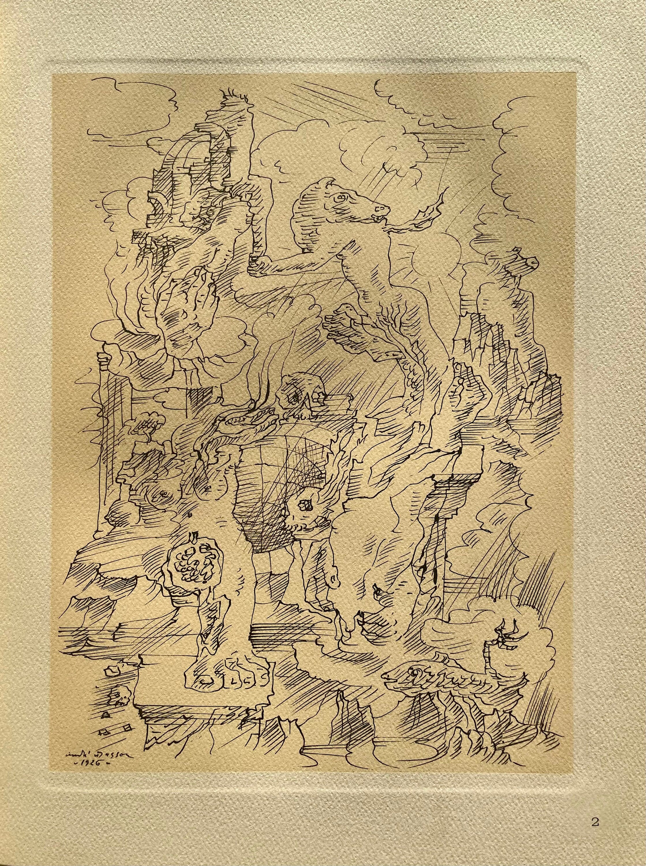 André Masson, Métamorphoses, Masson Dessins, Limited Edition Lithograph