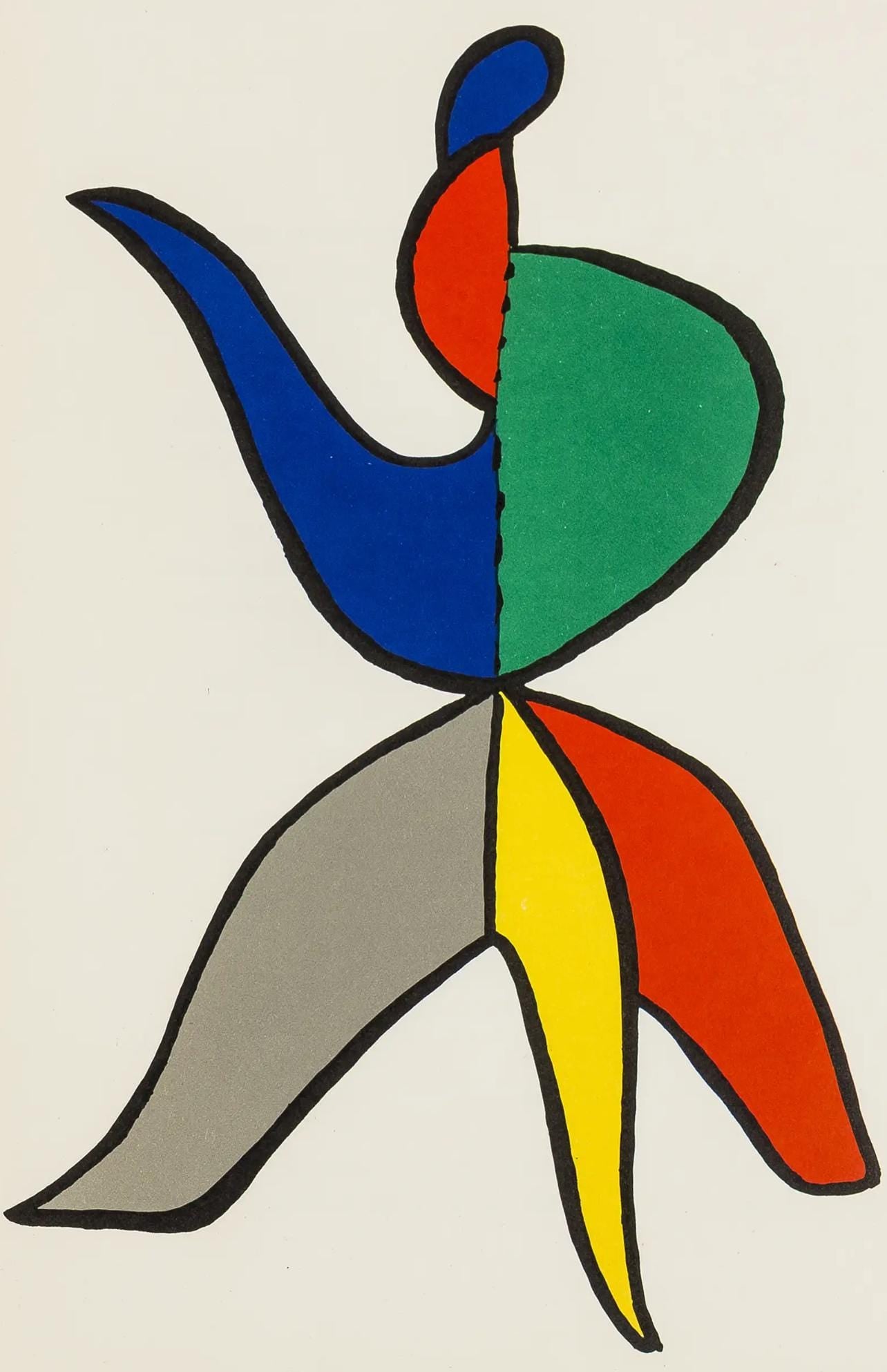 Alexander Calder, Composition, Derrière le miroir, Limited Edition Lithograph