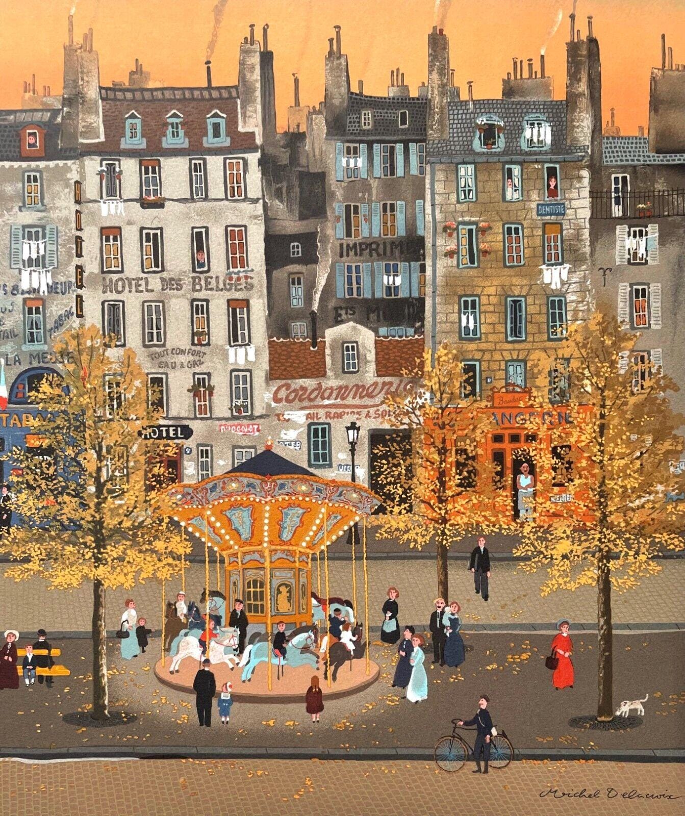 Michel Delacroix, Le Mange, Limited Edition Lithograph
