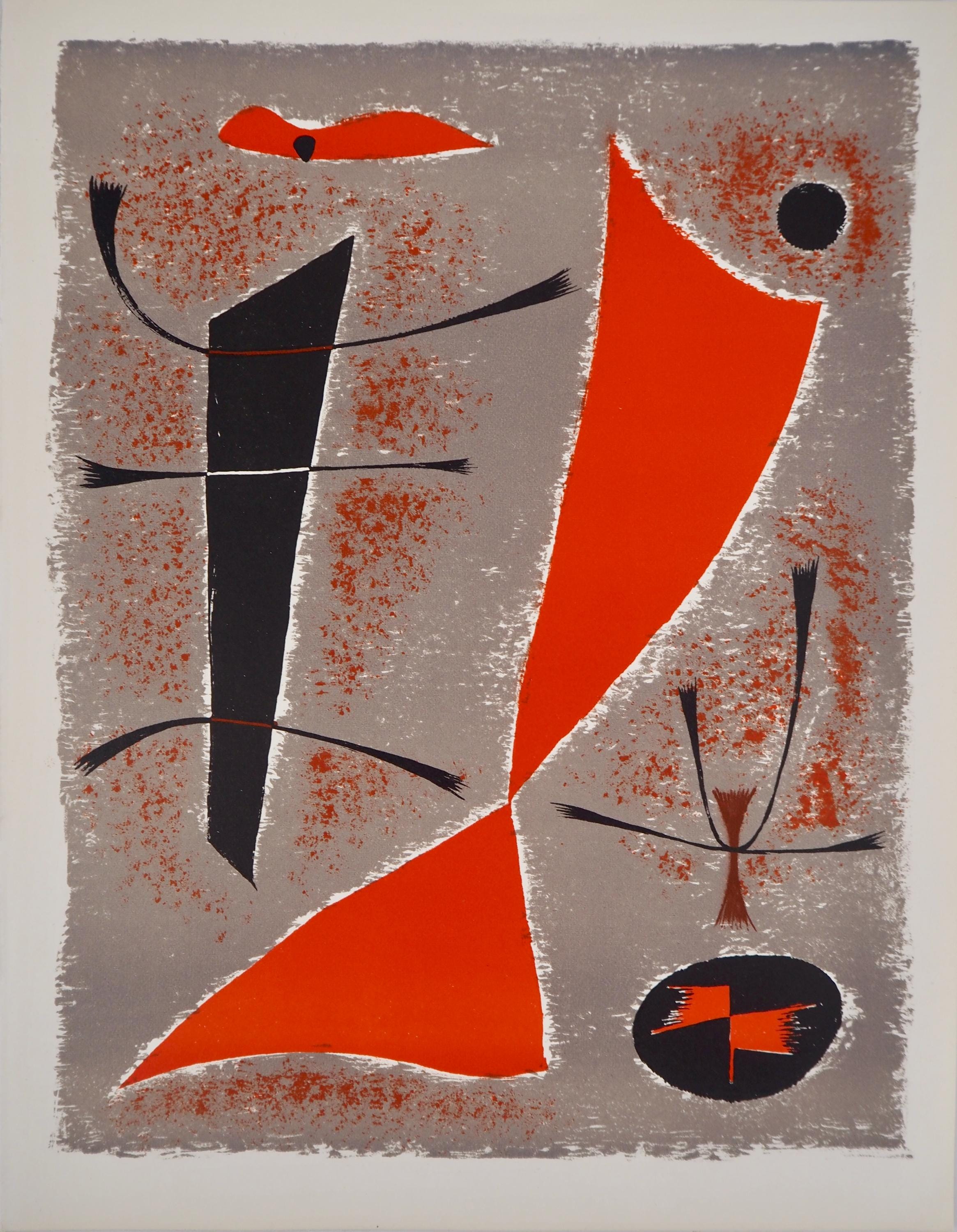 Gustave Singier, Composition, XXe siècle, Limited Edition Lithograph