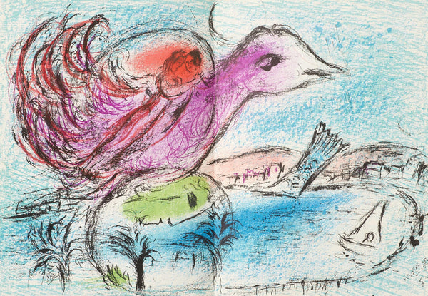 Marc Chagall, Composition (Cramer 50; Mourlot 356), Derrière le miroir, Limited Edition Lithograph