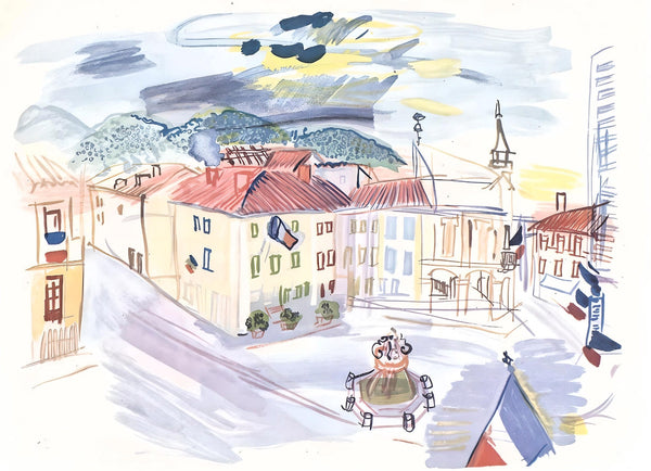 Raoul Dufy, Aspet pavoise, Vacances forcées