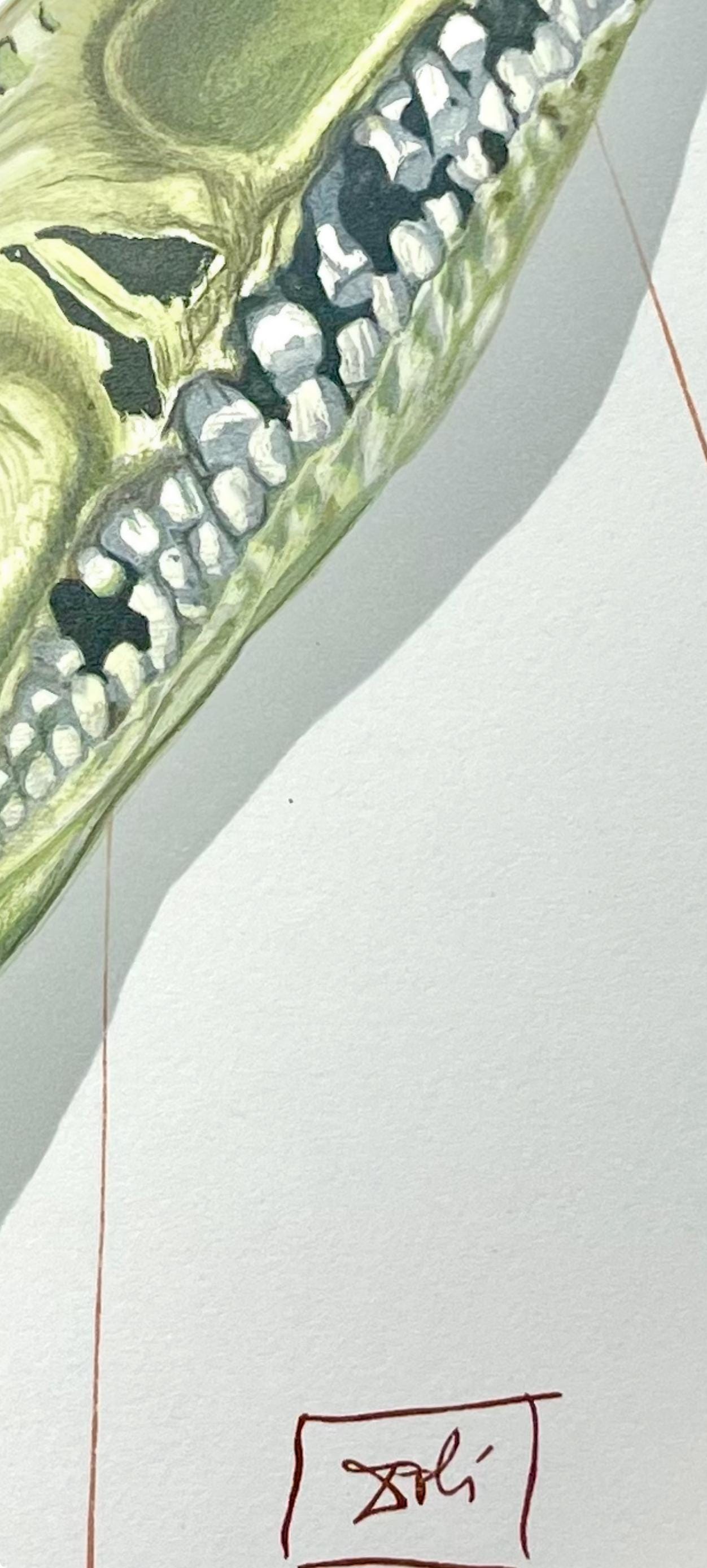 Salvador Dali, Hölle XIV (Field 189-200; Michler/Löpsinger 1039-1138), Die Göttliche Komödie, Signed, Limited Edition Woodcut