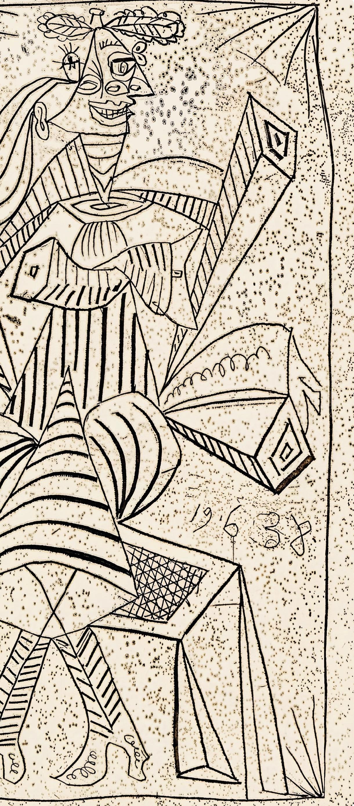 Pablo Picasso, Composition (Cramer 30; Horodisch D14; Bloch 307; Matarasso 28), Limited Edition Lithograph