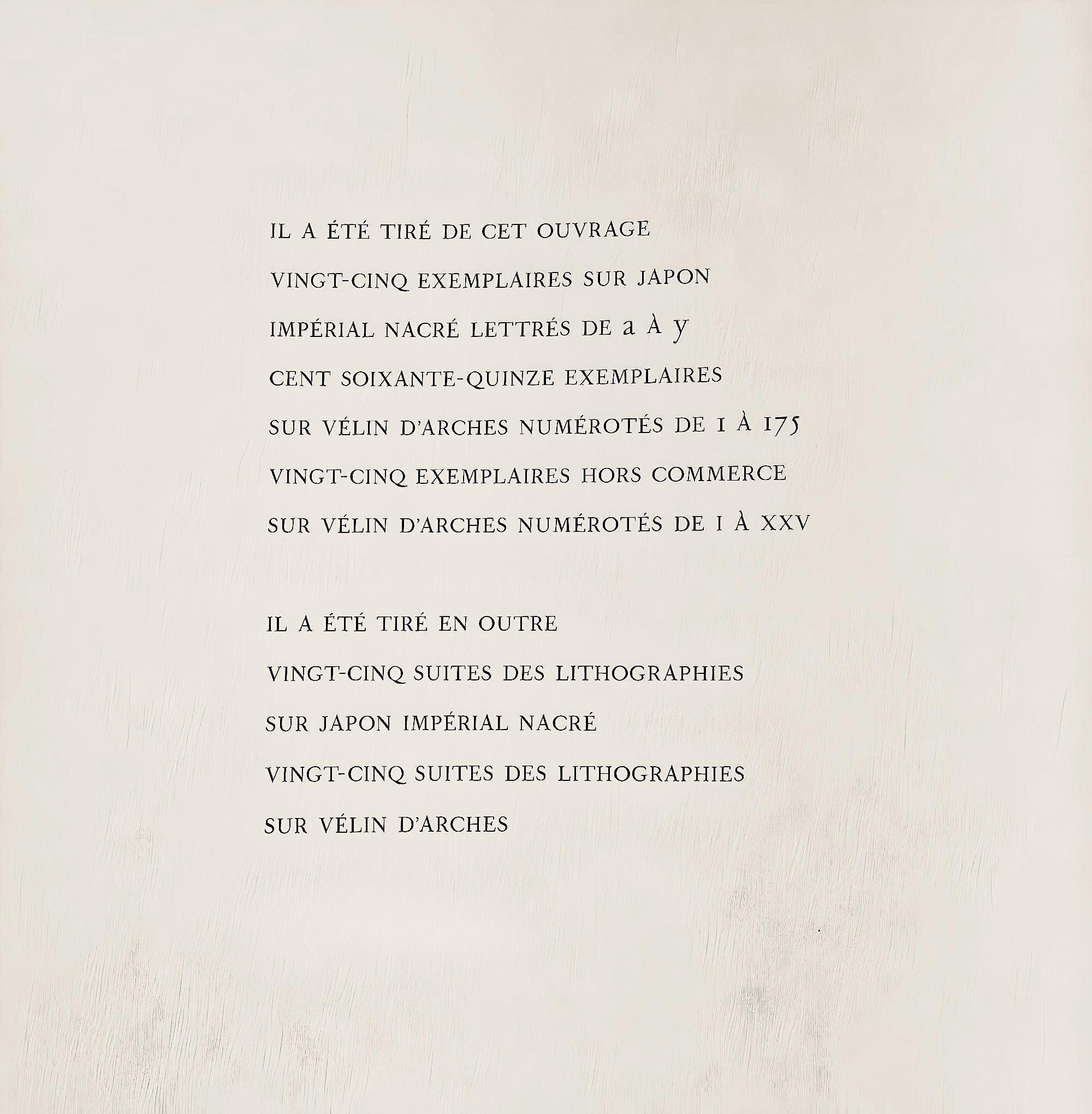 Jacques Villon, Composition (Ginestet/Pouillon 65-72), Jacques Villon, Huit lithographies, Limited Edition Lithograph