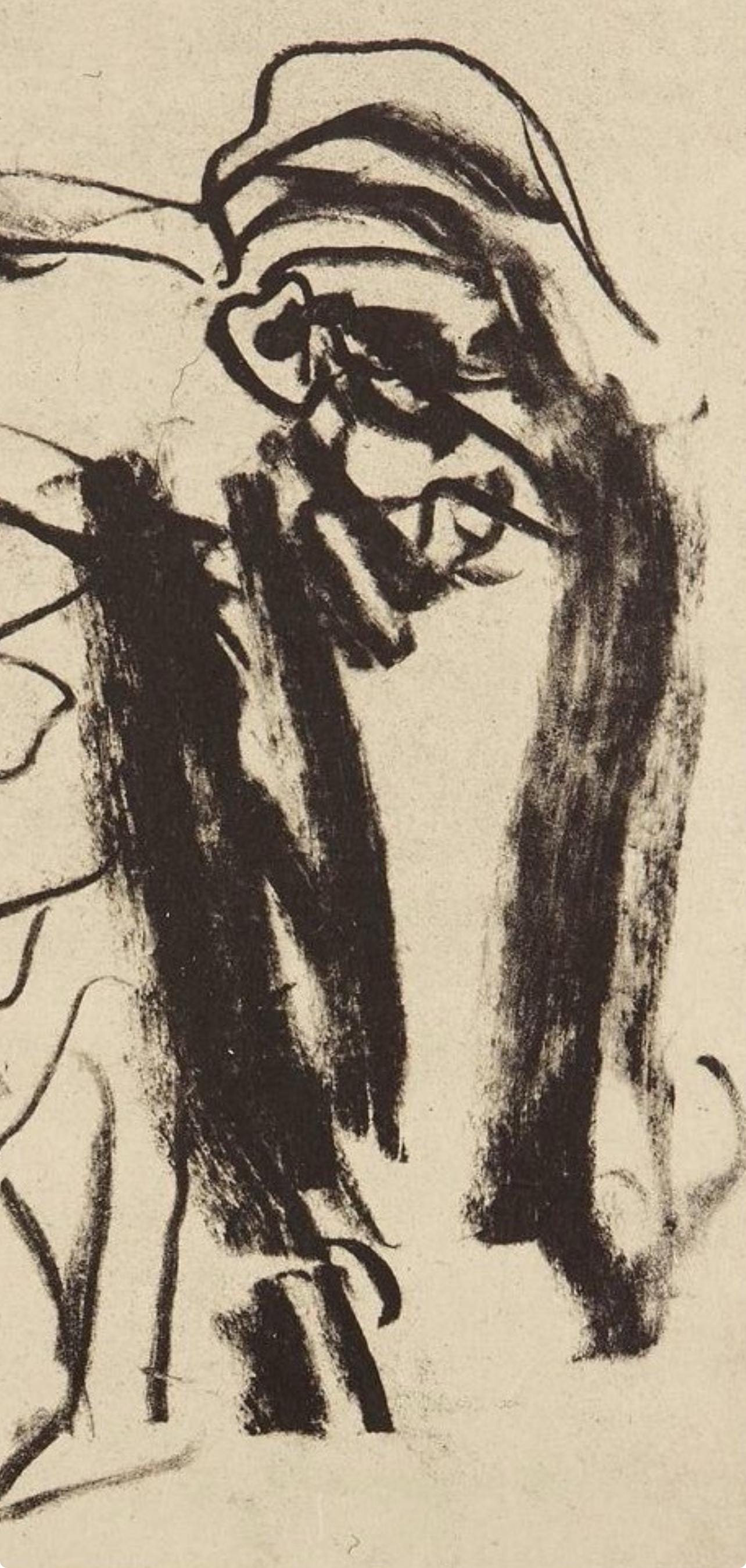 Willem de Kooning, Composition, Poems, Limited Edition Lithograph