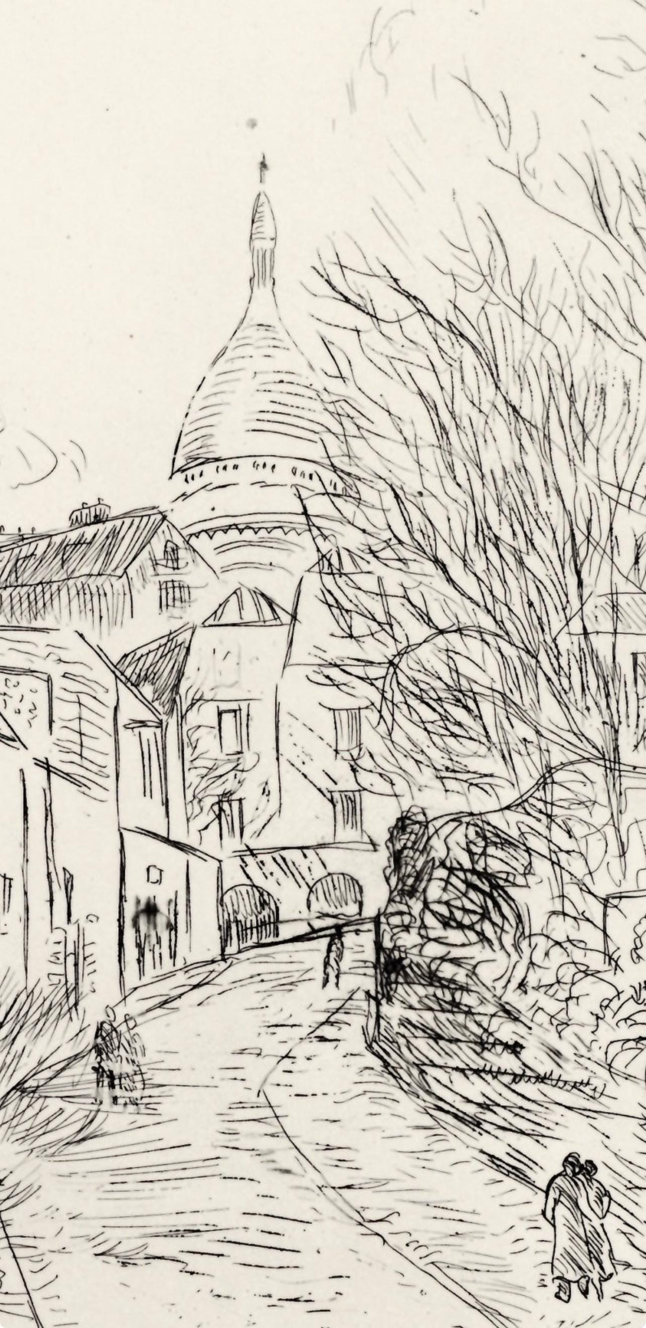 Charles Camoin, Montmartre, A La gloire à Paris, Limited Edition Etching