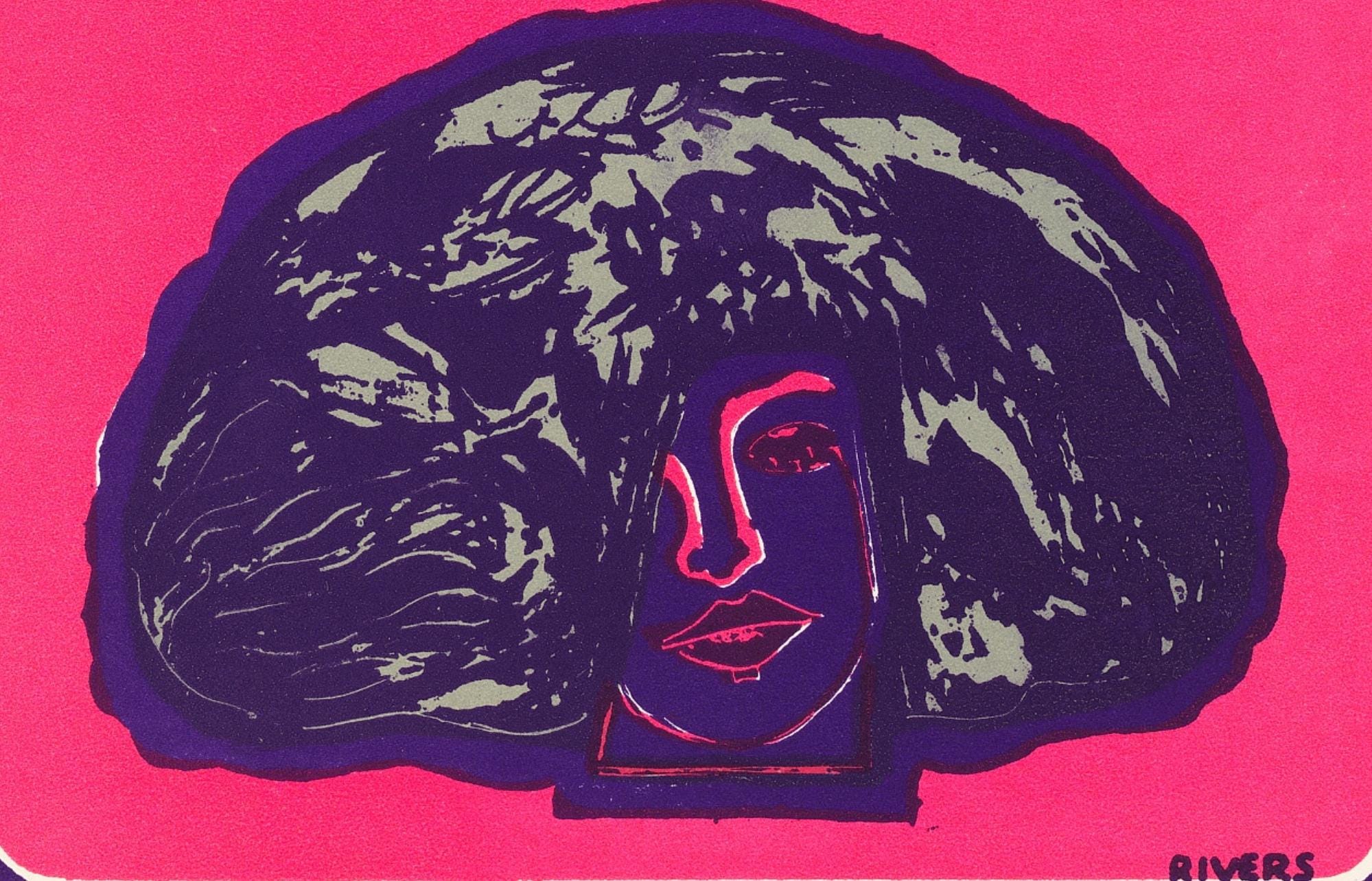 Larry Rivers, A Hut can be a Hairdo, Art in America, Limited Edition Lithograph