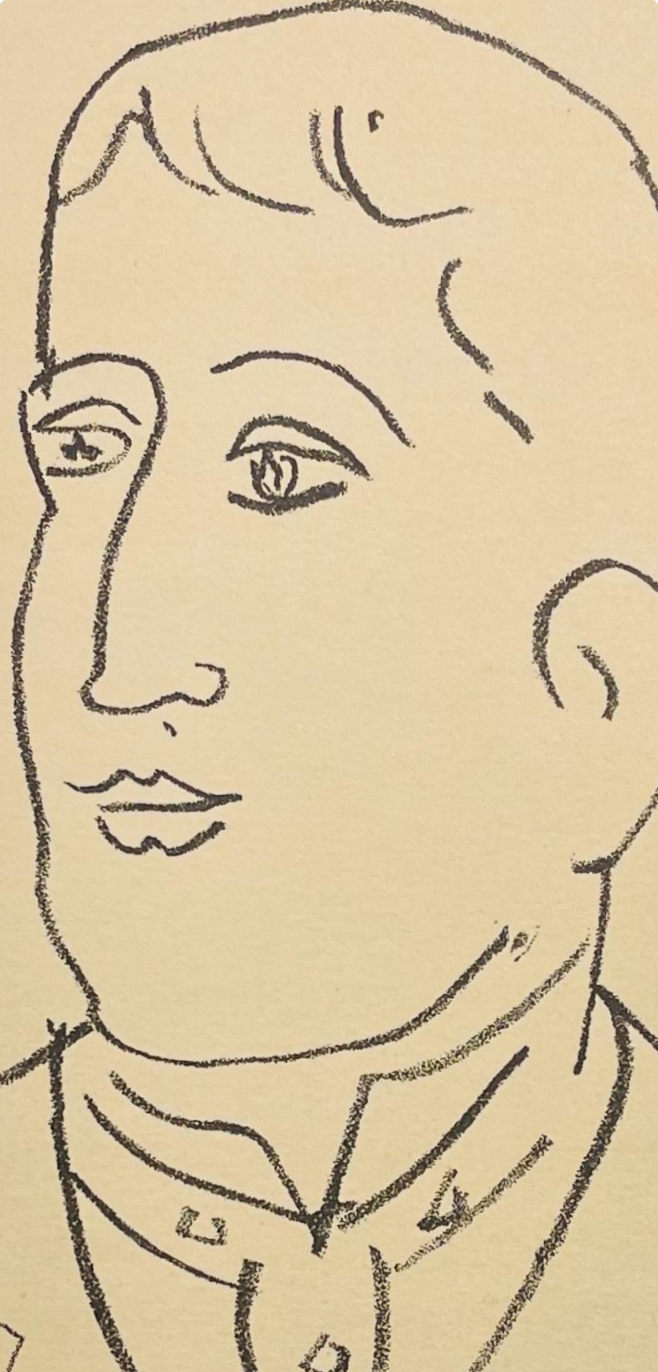 Henri Matisse, Composition (Duthuit 31), Apollinaire, Limited Edition Lithograph