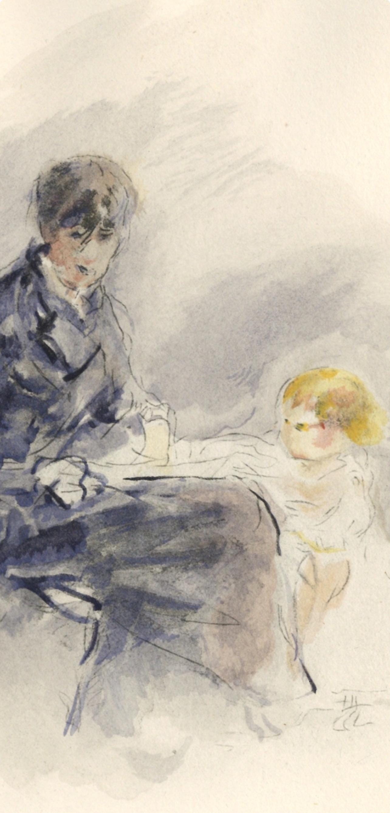 Berthe Morisot, Berthe Morisot et sa fille, Berthe Morisot Seize Aquarelles, Limited Edition Lithograph