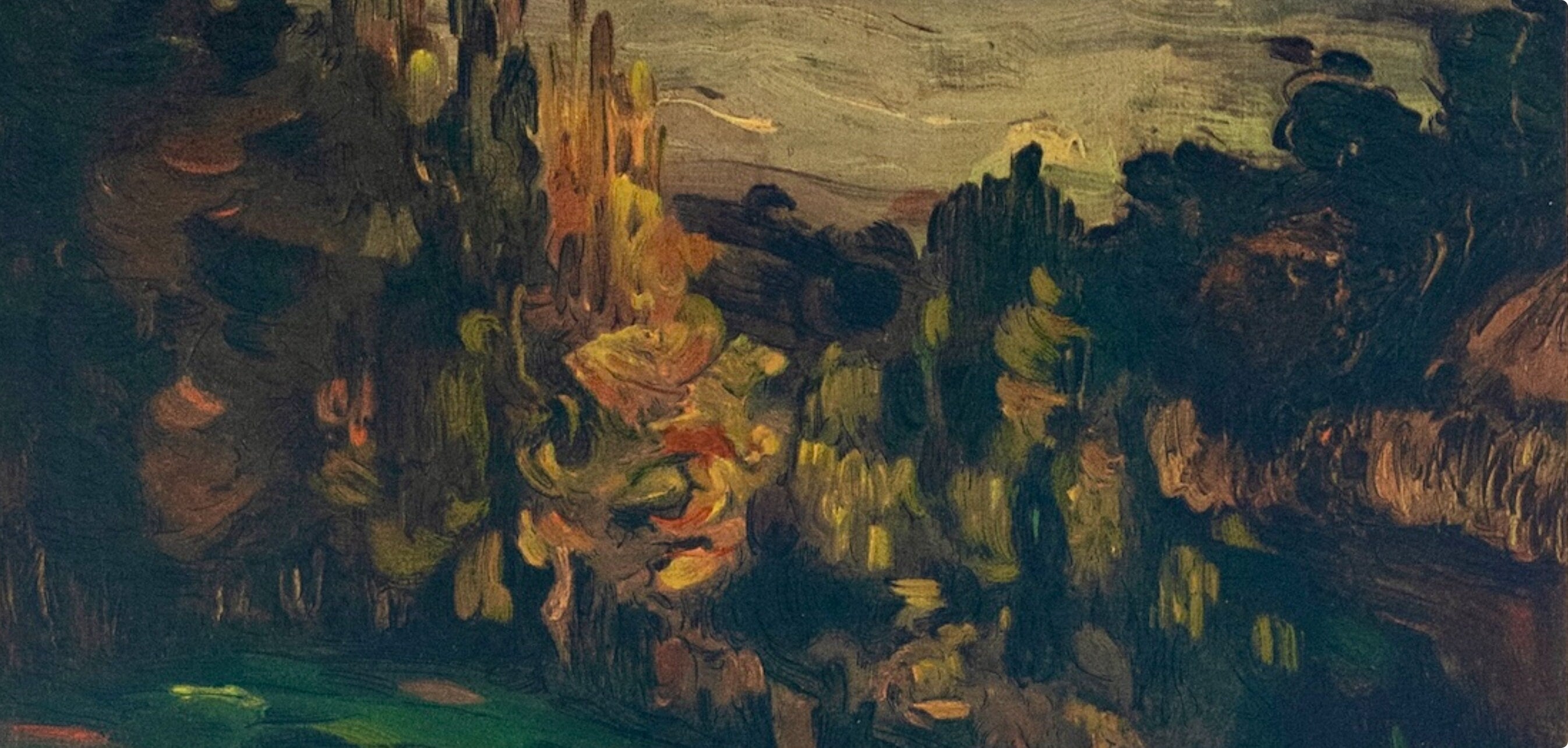 Paul Cézanne, Paysage à Aix, Les Réalistes Lyriques, Collection Pierre Lévy, Limited Edition Lithograph