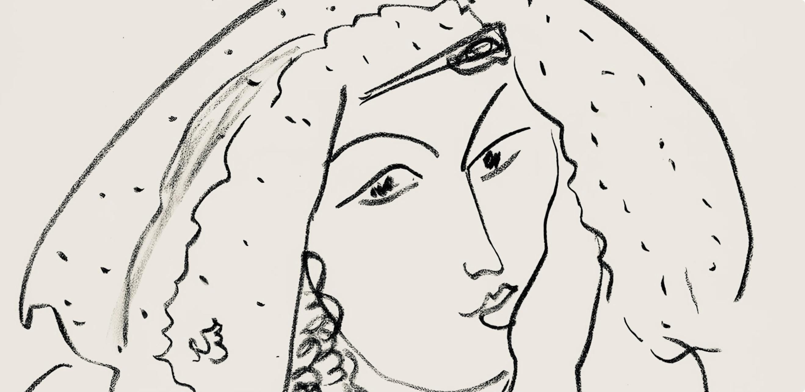 Henri Matisse, Série I, var. 6 (Duthuit 9), Henri Matisse, Dessins, Thèmes et variations, Limited Edition Lithograph