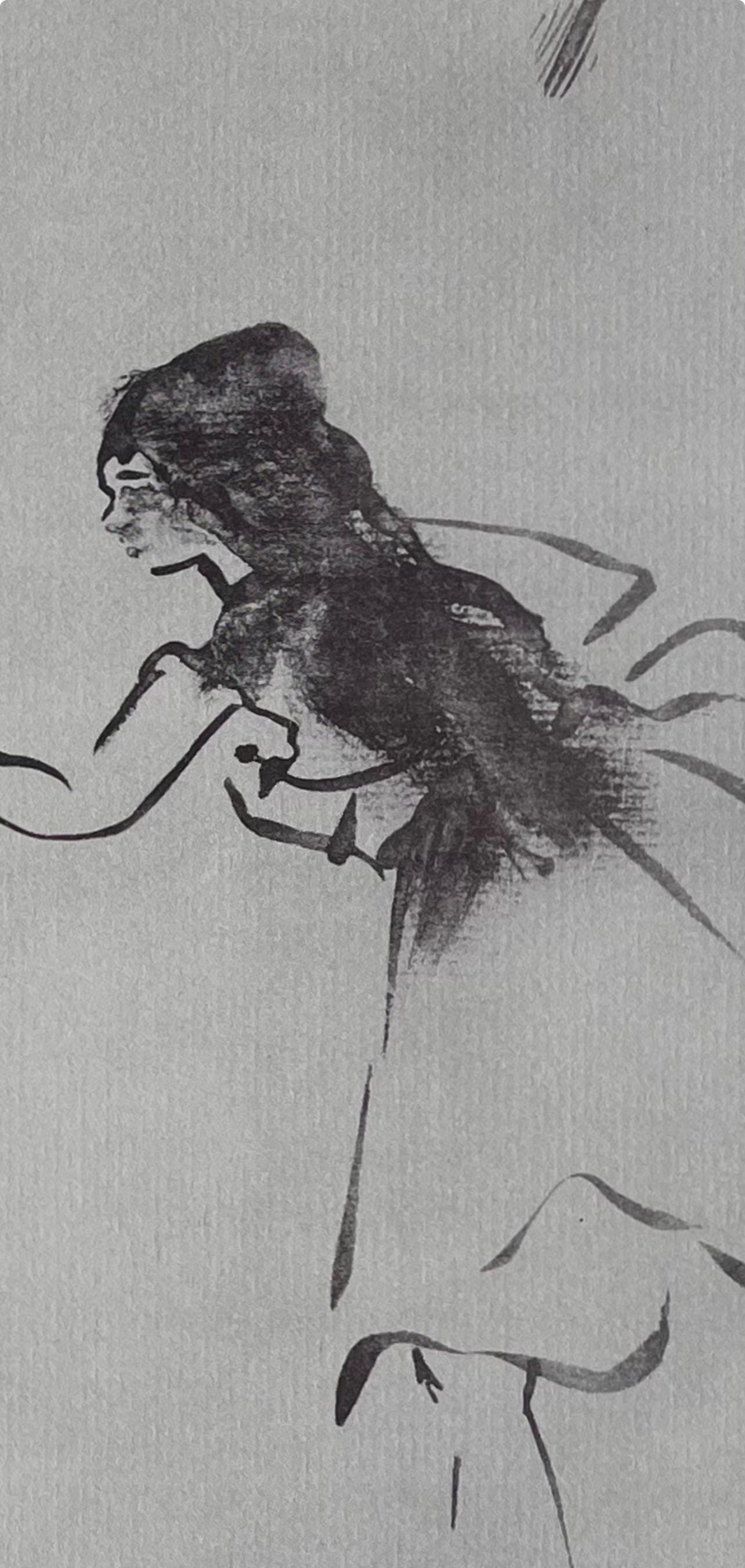 Edgar Degas, Sketch of Dancers, Limited Edition Lithograph
