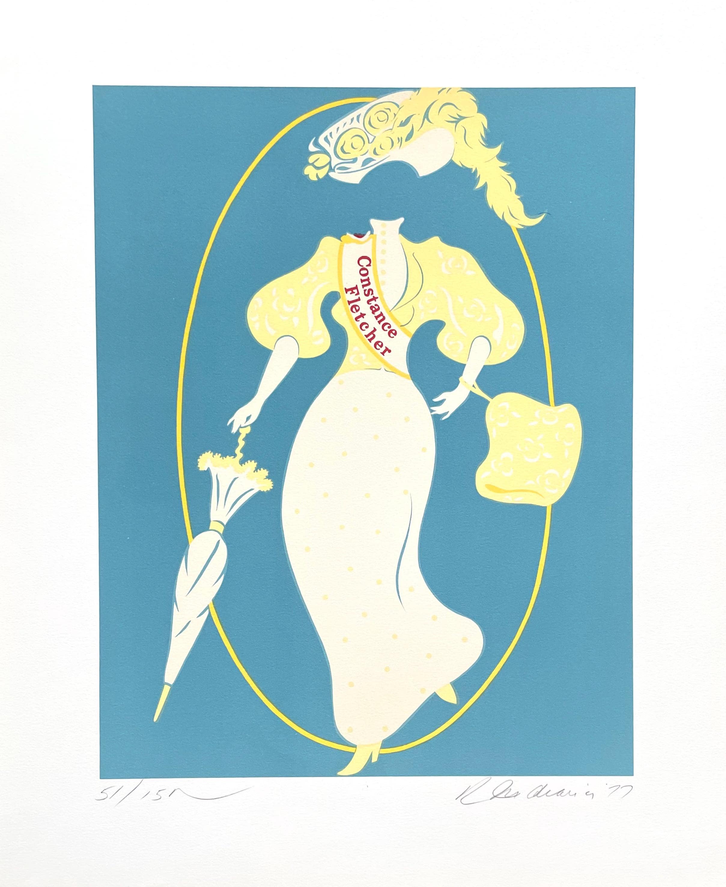 Robert Indiana, Constance Fletcher (Sheehan 96-108), Mother of Us All, Limited Edition Silkscreen