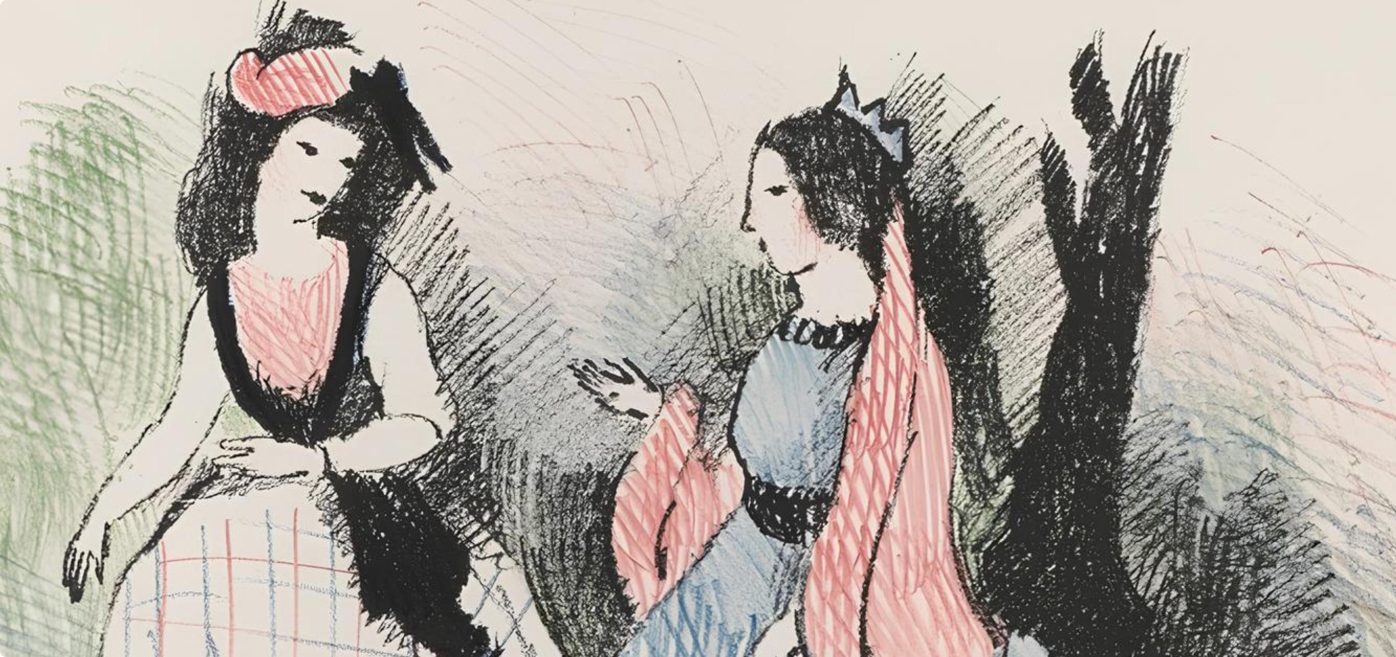 Marie Laurencin, Composition, Alice's Adventures in Wonderland, Limited Edition Lithograph