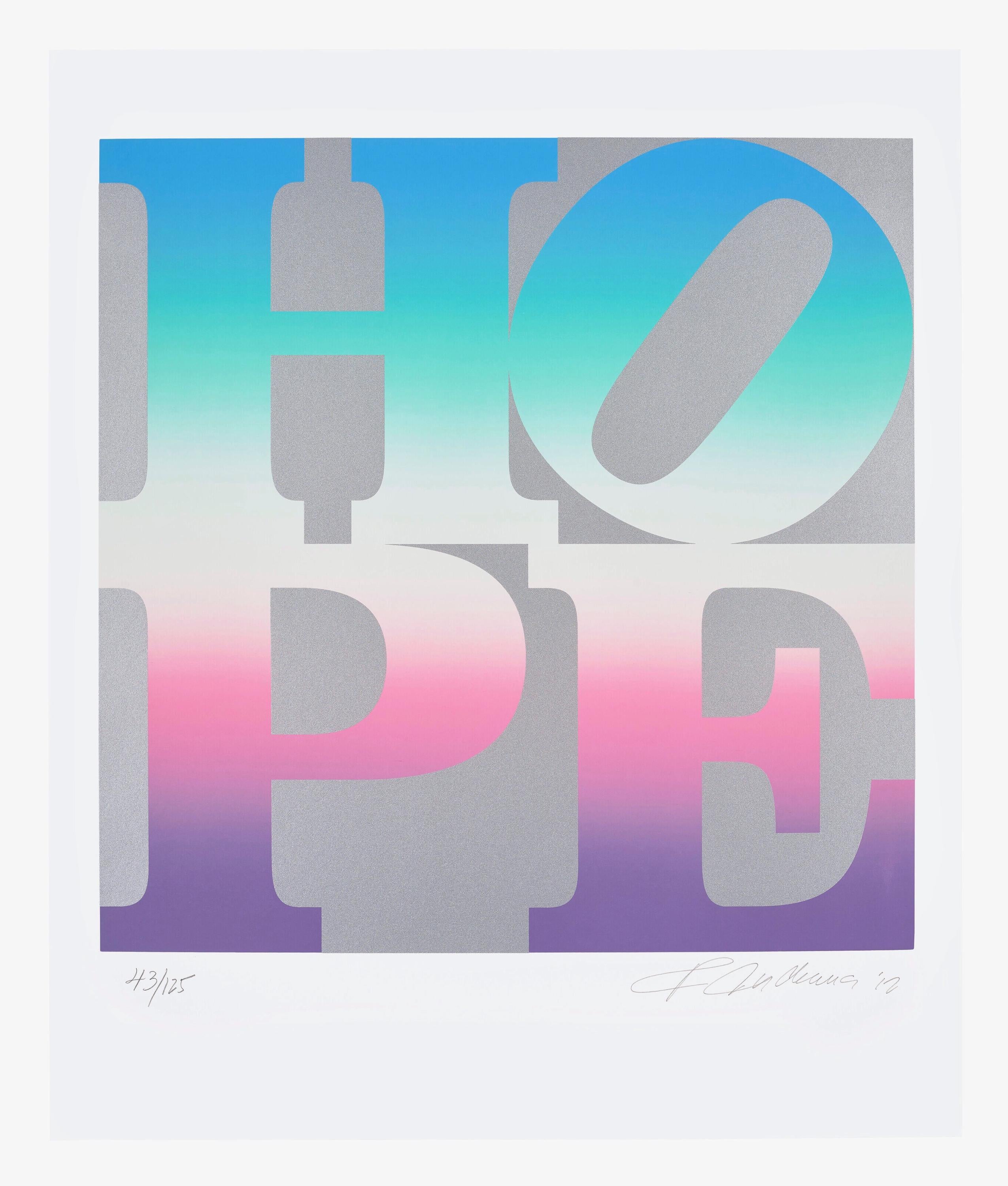 Robert Indiana, Four Seasons of HOPE, Suite of Four, Limited Edition Silkscreens