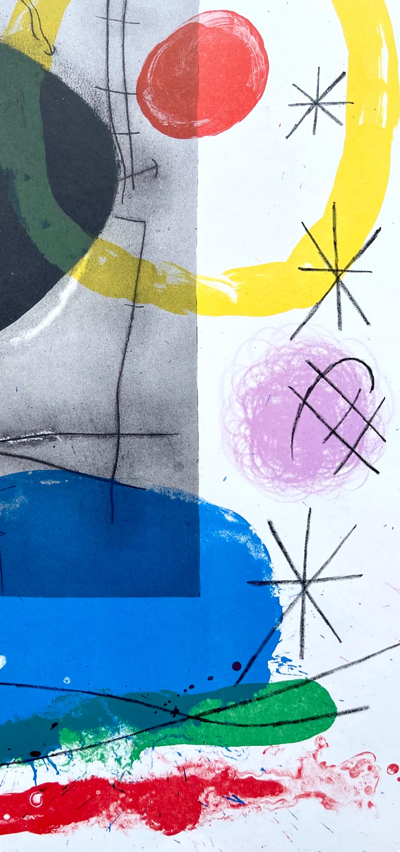 Joan Miró, Composition (Cramer 102; Mourlot 428-449), Derrière le miroir, Limited Edition Lithograph
