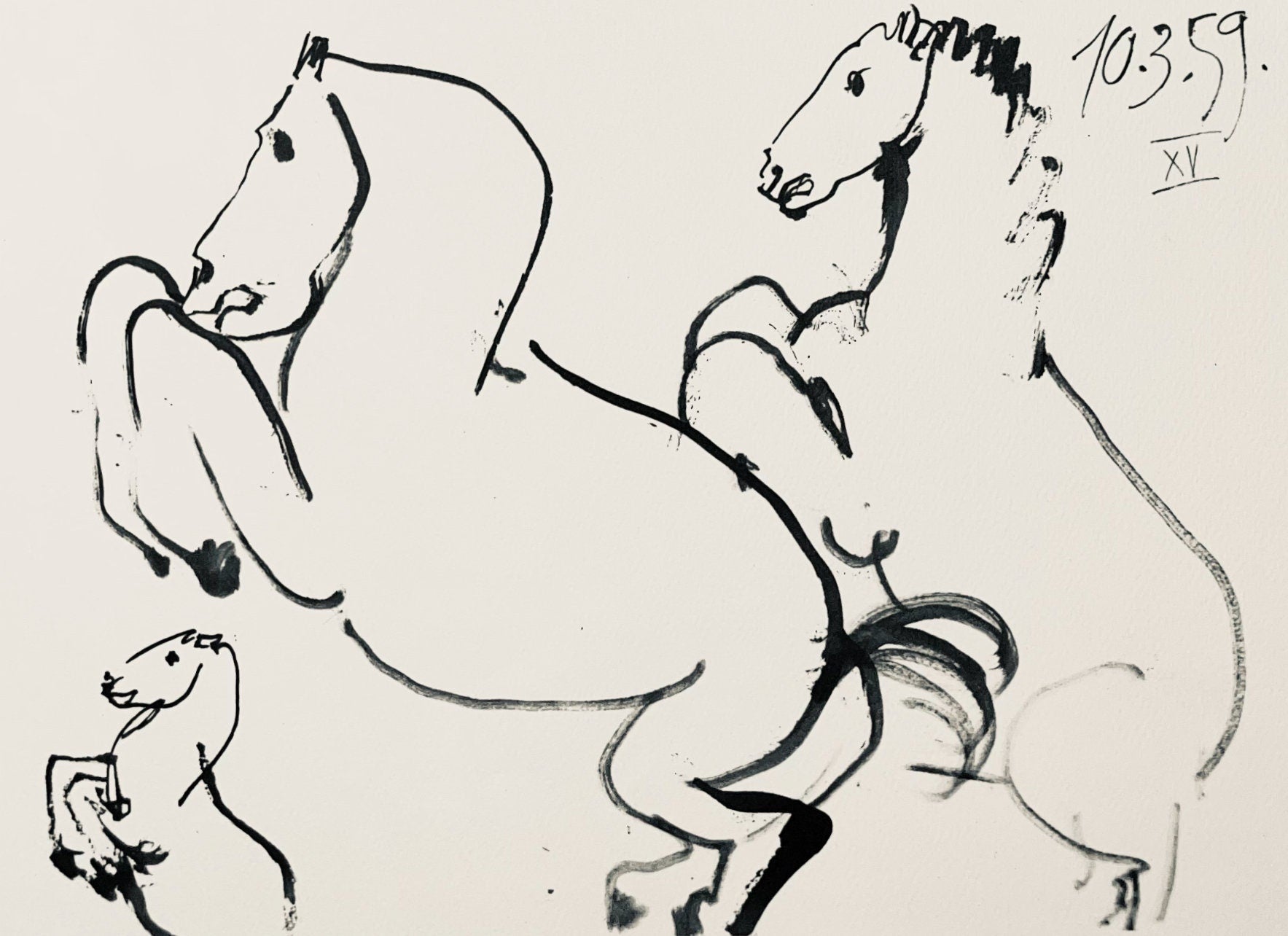 Pablo Picasso, Composition (Bloch 1276; Czwiklitzer 23), Toros y Toreros, Limited Edition Lithograph