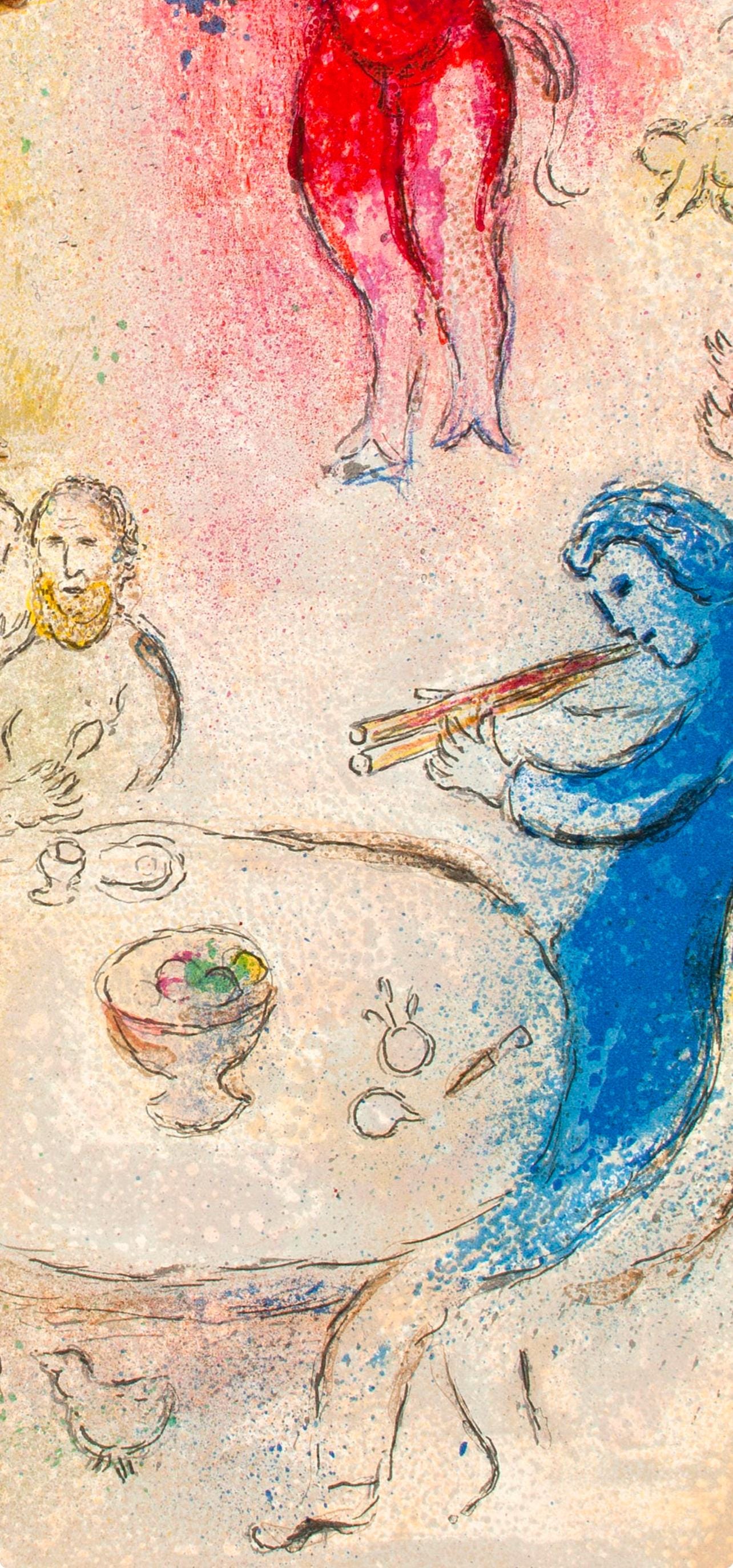Marc Chagall, Banquet de Pan, Daphnis et Chloé, Limited Edition Héliogravure