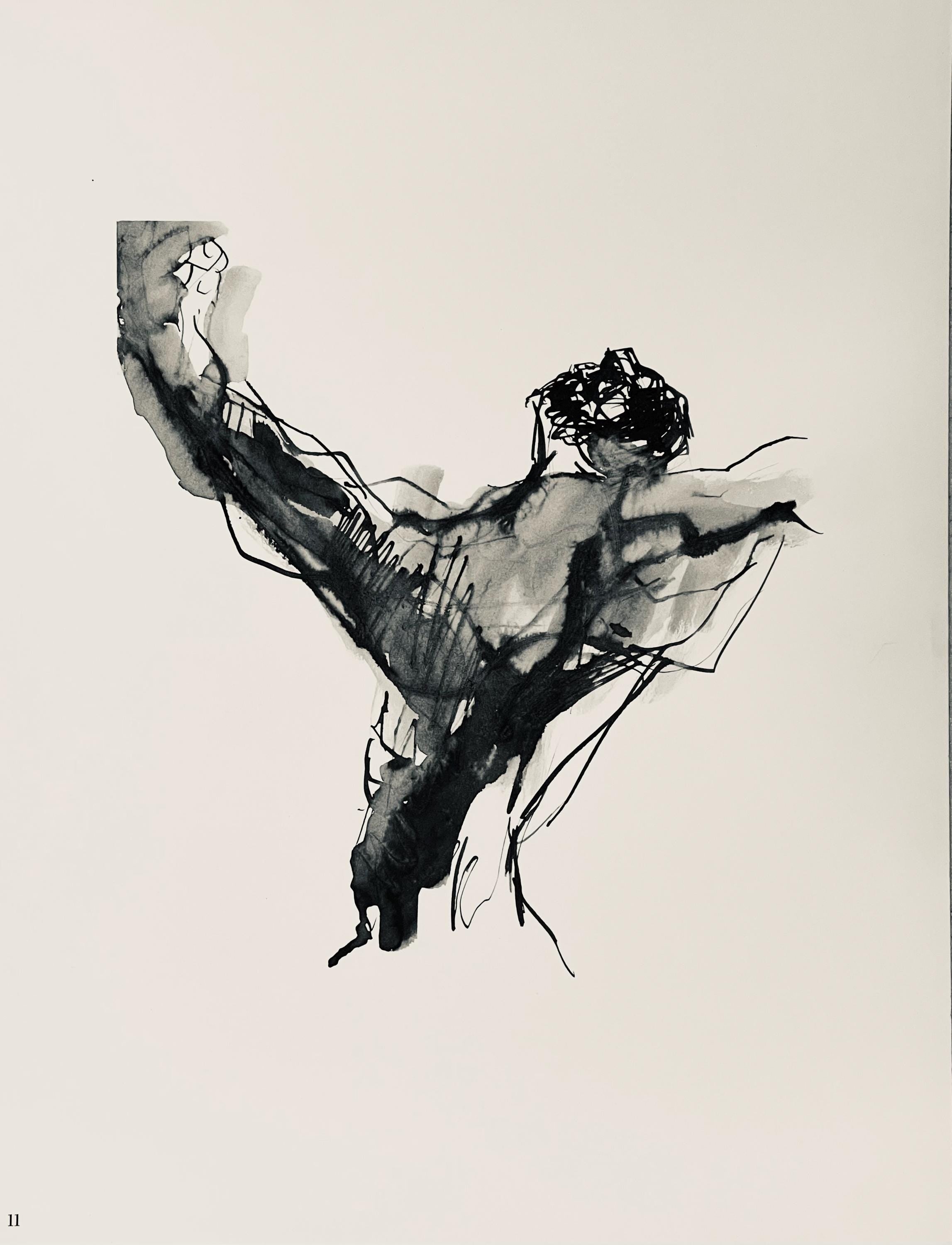 Abraham Rattner, Study for Job, Limited Edition Lithograph