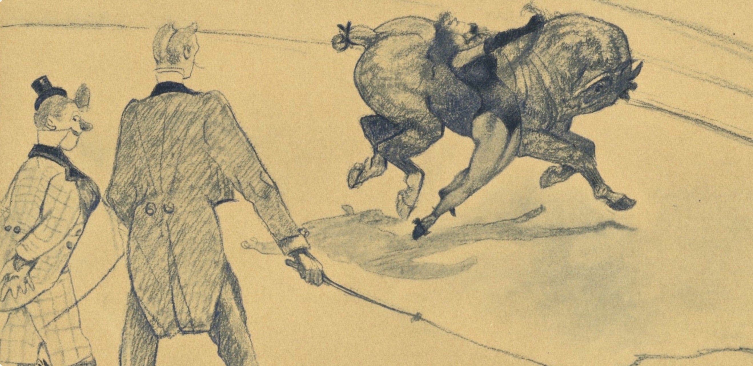 Henri de Toulouse-Lautrec, Voltige, The Circus by Toulouse-Lautrec, Limited Edition Lithograph