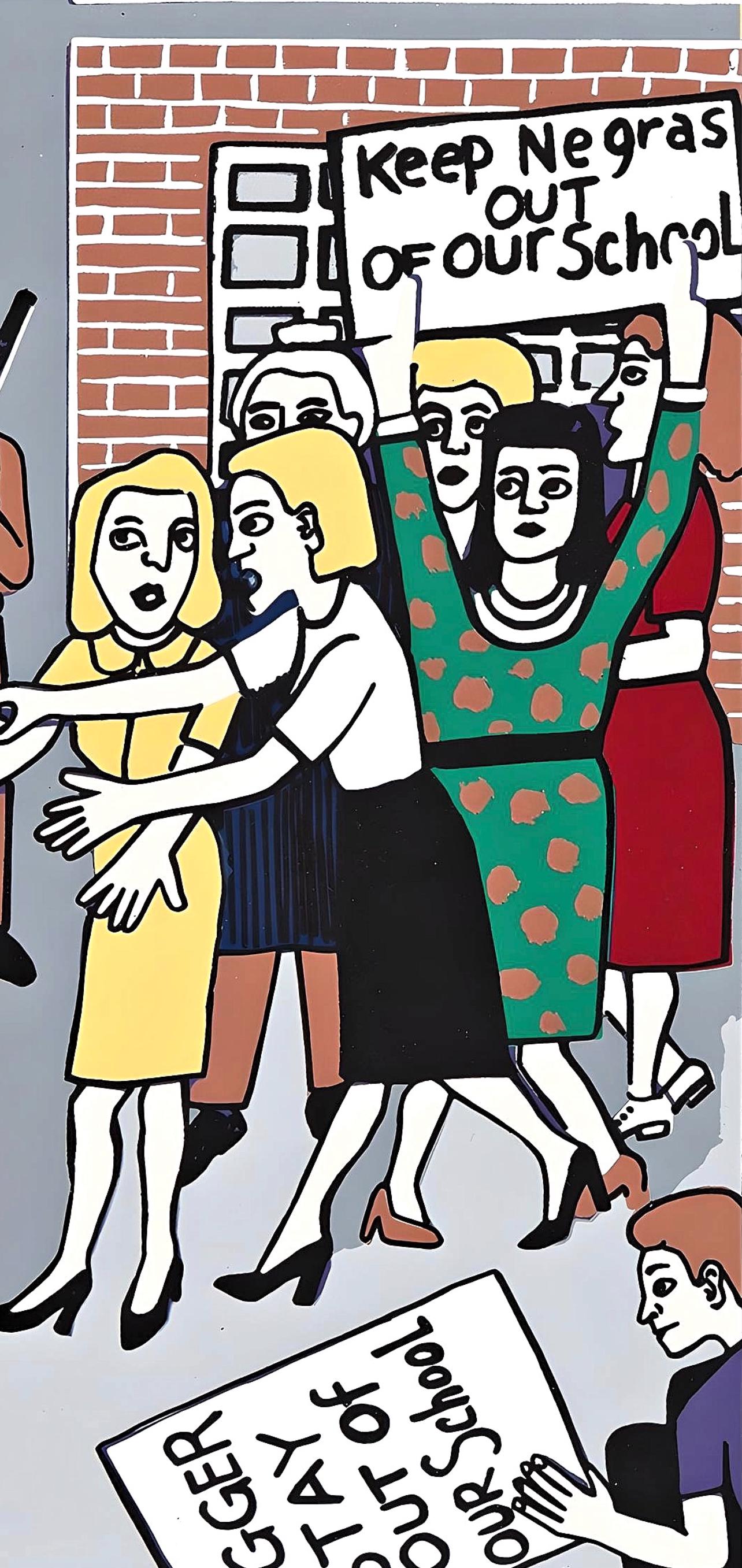 Faith Ringgold, Brown Versus Board of Education, Letter from Birmingham City Jail, Limited Edition Silkscreen